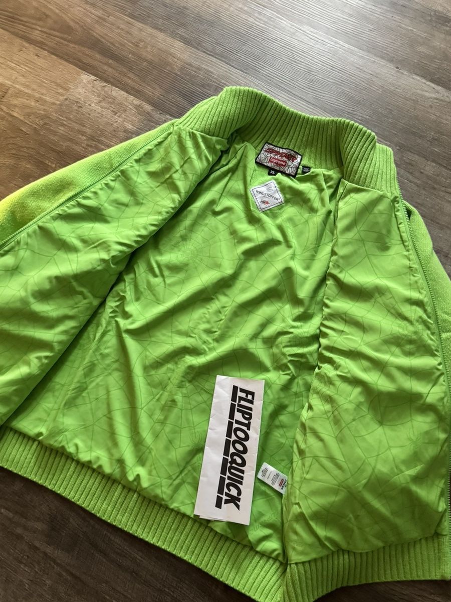 Spyder × Supreme Spyder Zip Up Sweater Green XL Size US XL / EU 56 / 4 - 6 Thumbnail