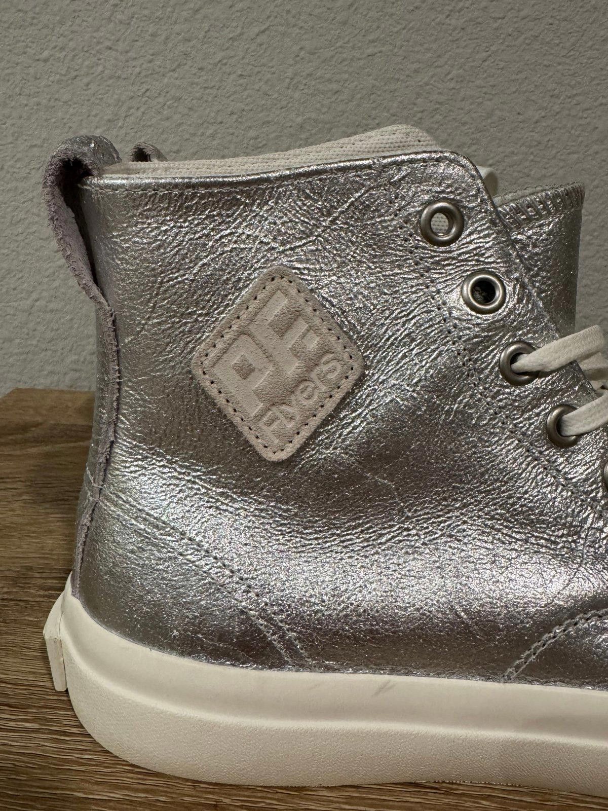 P.F. Flyers P.F Flyers Silver All American Hi Top Leather M 7.5/W 9 Size US 9 / IT 39 - 5 Thumbnail