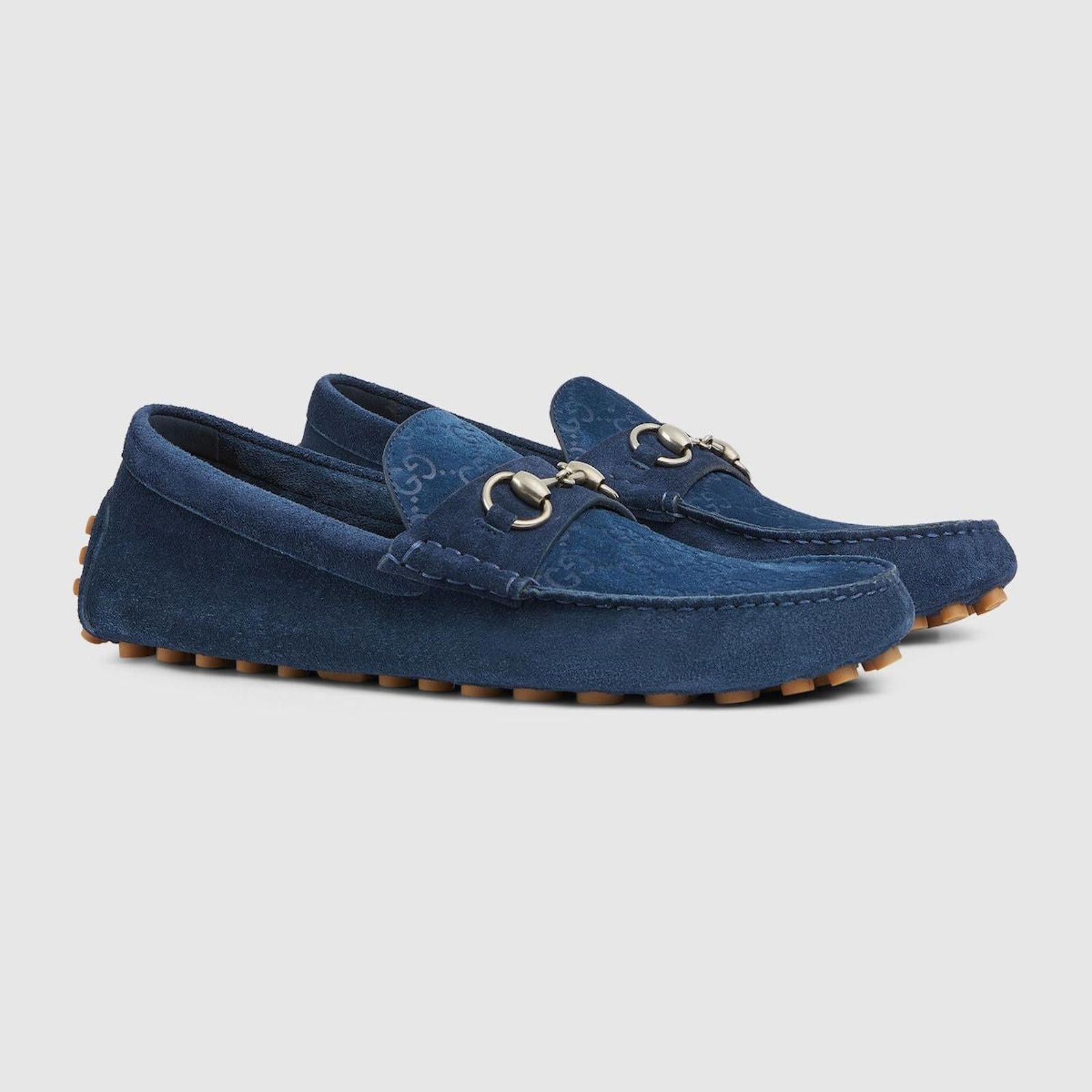Gucci Gucci Horsebit GG Suede Drivers Size US 6 / EU 39 - 2 Thumbnail