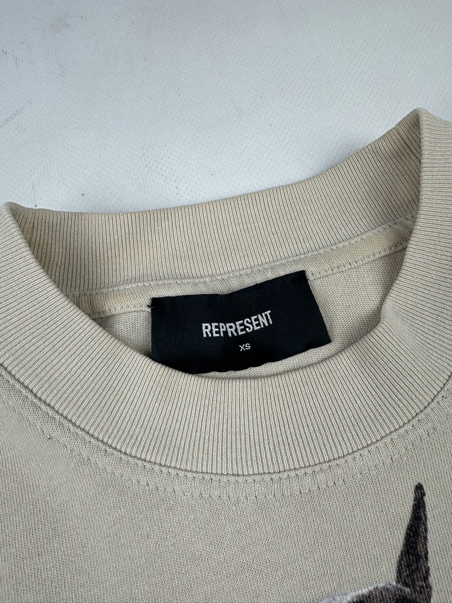 Represent Clo. Represent Dobermann dog mock neck tee oversized Size US XS / EU 42 / 0 - 4 Thumbnail