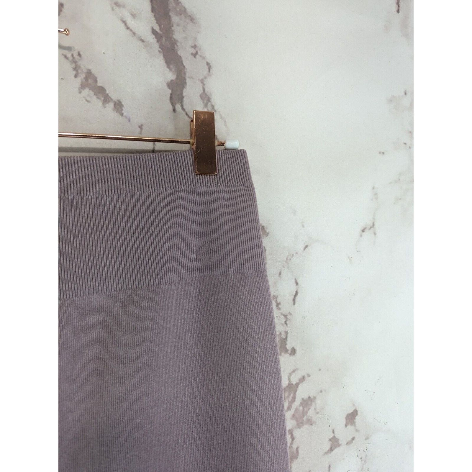Everlane Everlane Leggings M L Purple Seamless Rib Full High Rise Size 30" / US 8 / IT 44 - 11 Thumbnail
