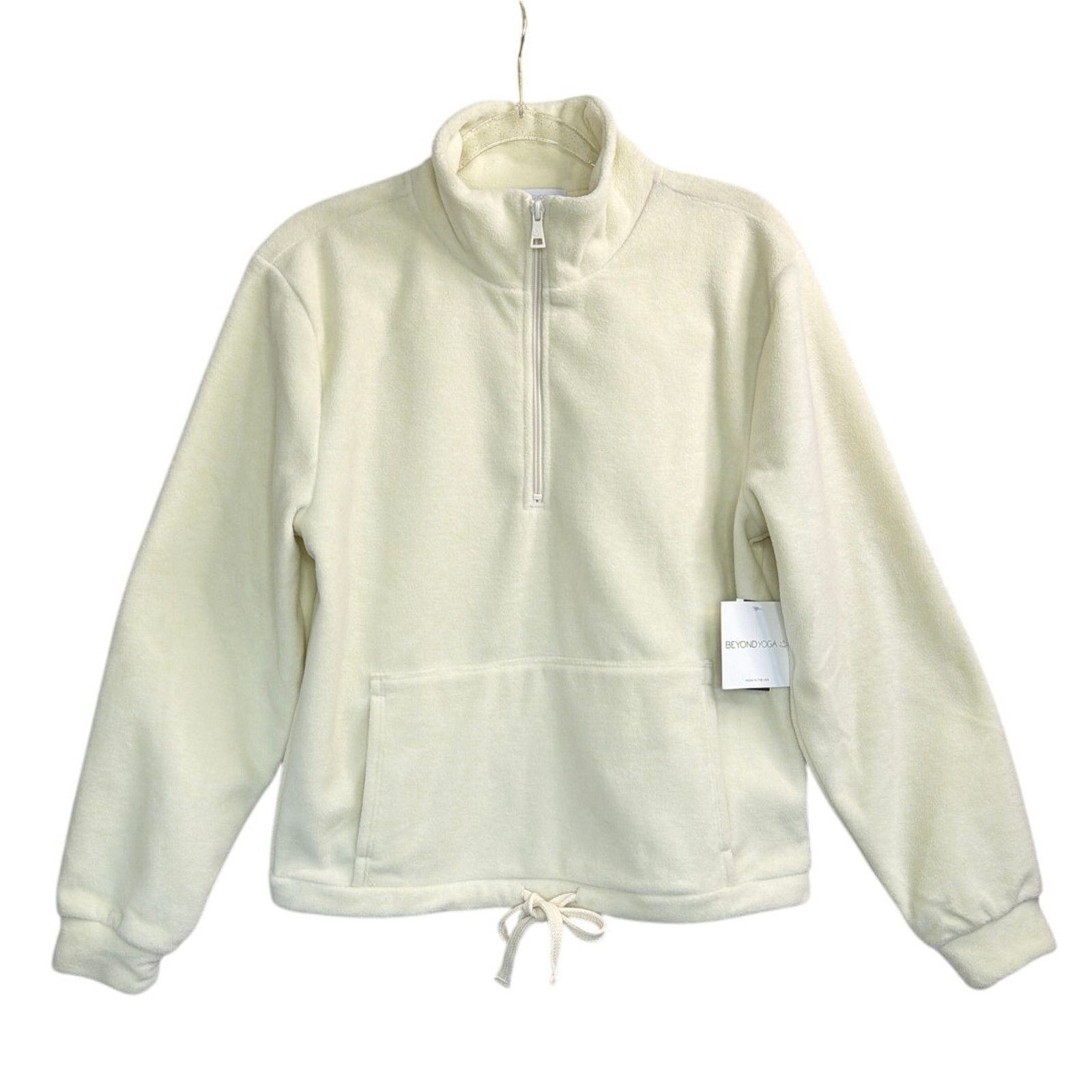 Beyond Yoga NWT Beyond Yoga Terrain Pull Over In Cream Sweater Size L Size L / US 10 / IT 46 - 2 Thumbnail
