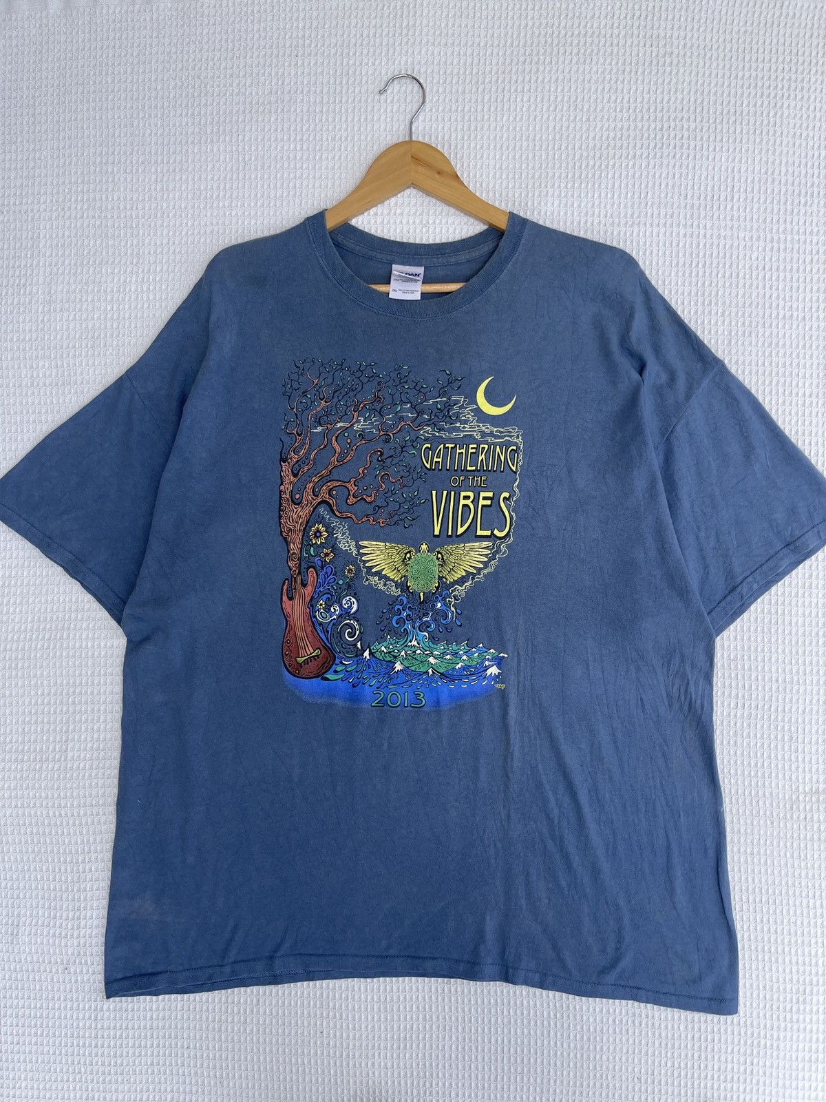 Band Tees Rare🔥Vtg Gathering Of The Vibes Band Grateful Dead Tee Size US XXL / EU 58 / 5 - 6 Thumbnail