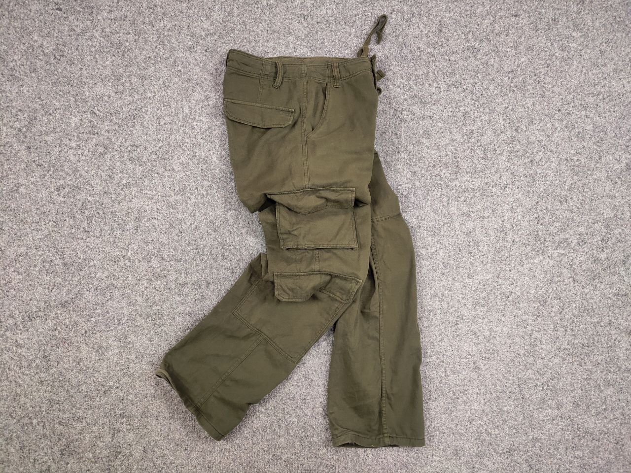 Japanese Brand Vintage Japanese Multi Pocket Cargo Baggy Pants Y2K Style Size US 29 - 15 Thumbnail