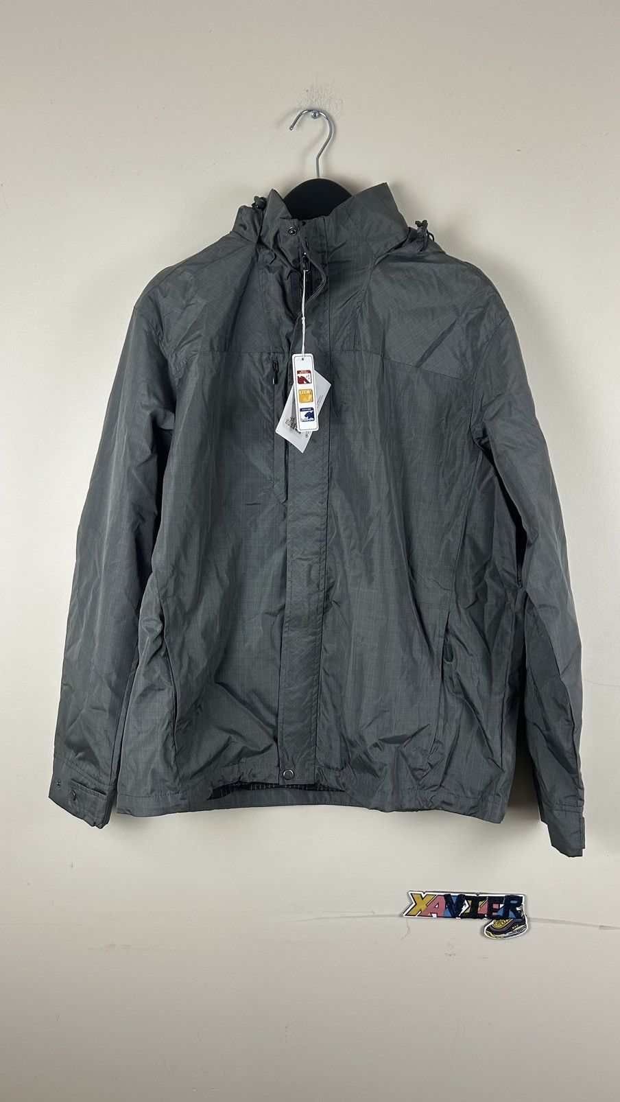 Vintage Soft Shell Jacket Large Man Charcoal Size US L / EU 52-54 / 3 - 1 Thumbnail