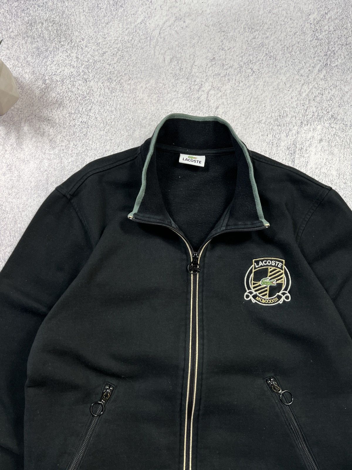 Lacoste × Vintage Vintage Lacoste Zip Up Jacket Size US S / EU 44-46 / 1 - 4 Thumbnail
