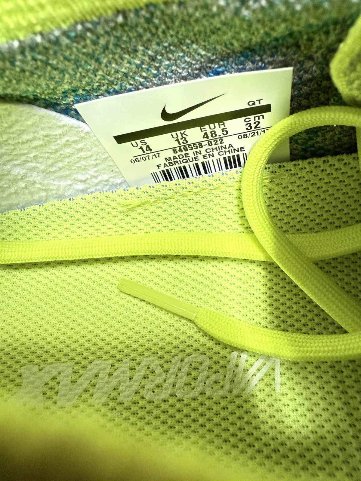 Nike Nike Air Vapormax Sprite men’s size 14 running shoes NEW! Size US 14 / EU 47 - 6 Thumbnail