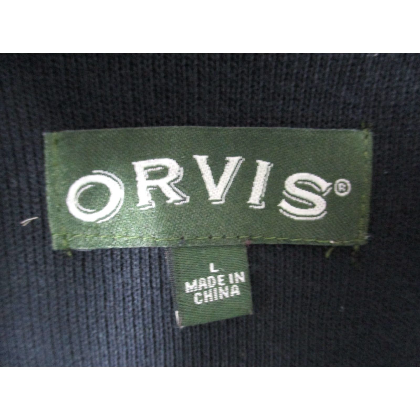 Orvis VINTAGE Orvis Vest Leather Patches Full Zip Men’s Medium Black Brown Windbreaker Patch Logo Size US L / EU 52-54 / 3 - 4 Thumbnail