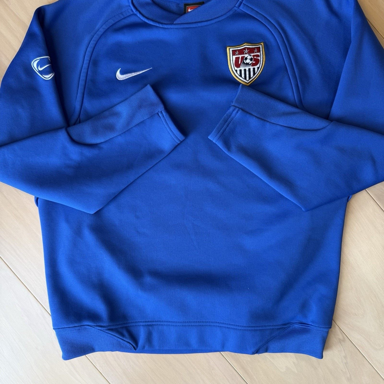 Nike Nike USA Soccer Sweatshirt Small Blue Fleece Pullover Size US S / EU 44-46 / 1 - 6 Thumbnail