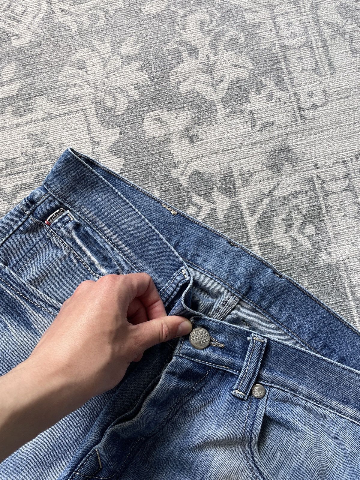 Diesel Diesel Vintage Jeans Faded Flared Wide Japanese Washed Y2K Size US 32 / EU 48 - 8 Thumbnail
