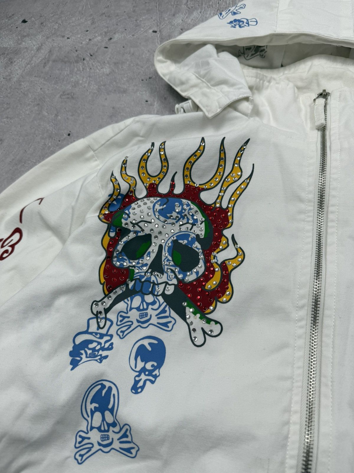 Christian Audigier × Ed Hardy × Vintage Vintage Y2K Ed Hardy Jacket Rare Size US M / EU 48-50 / 2 - 6 Thumbnail