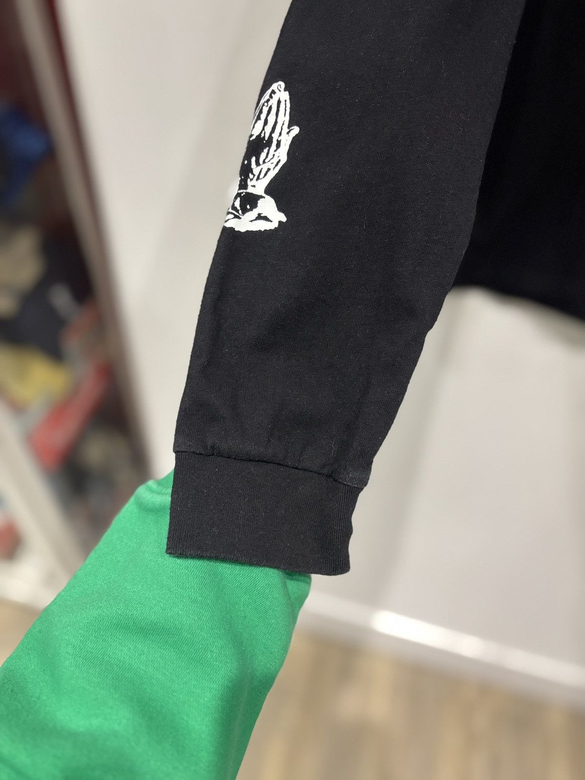 October's Very Own OVO 6 God Long Sleeve Shirt Black Size: M Size US M / EU 48-50 / 2 - 5 Thumbnail