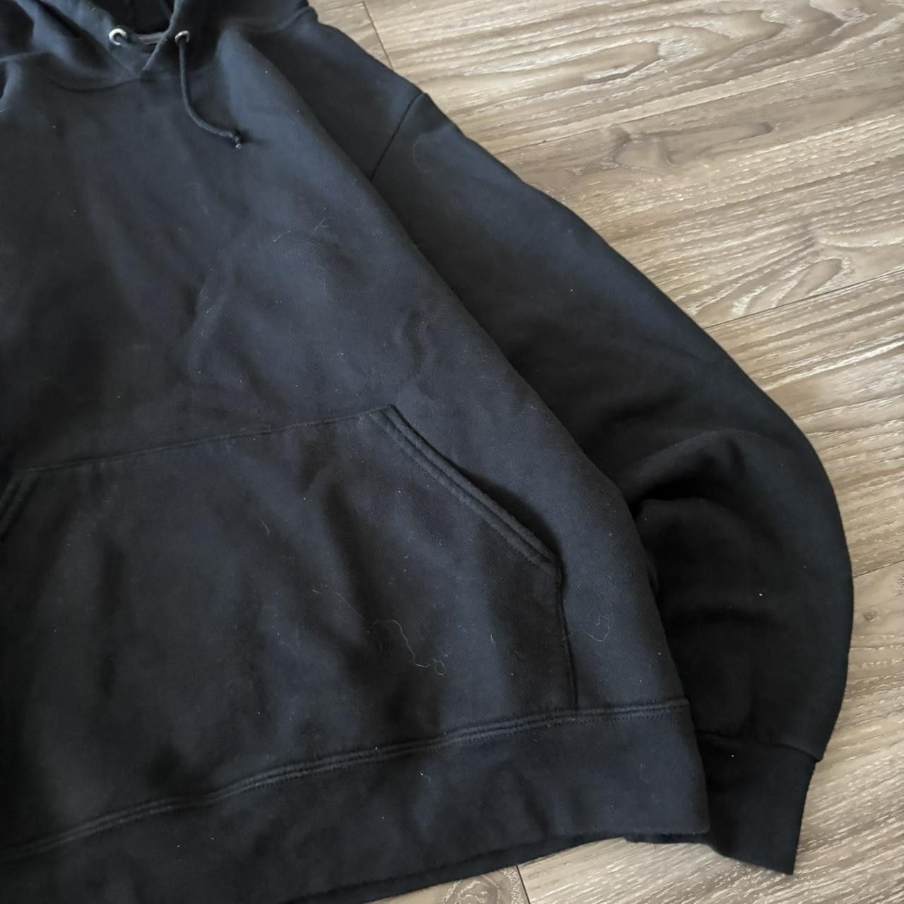 Vintage CrazyVintage Y2K/2000s Black Blank Essential Pullover Hoodie! Size S Size US S / EU 44-46 / 1 - 4 Thumbnail