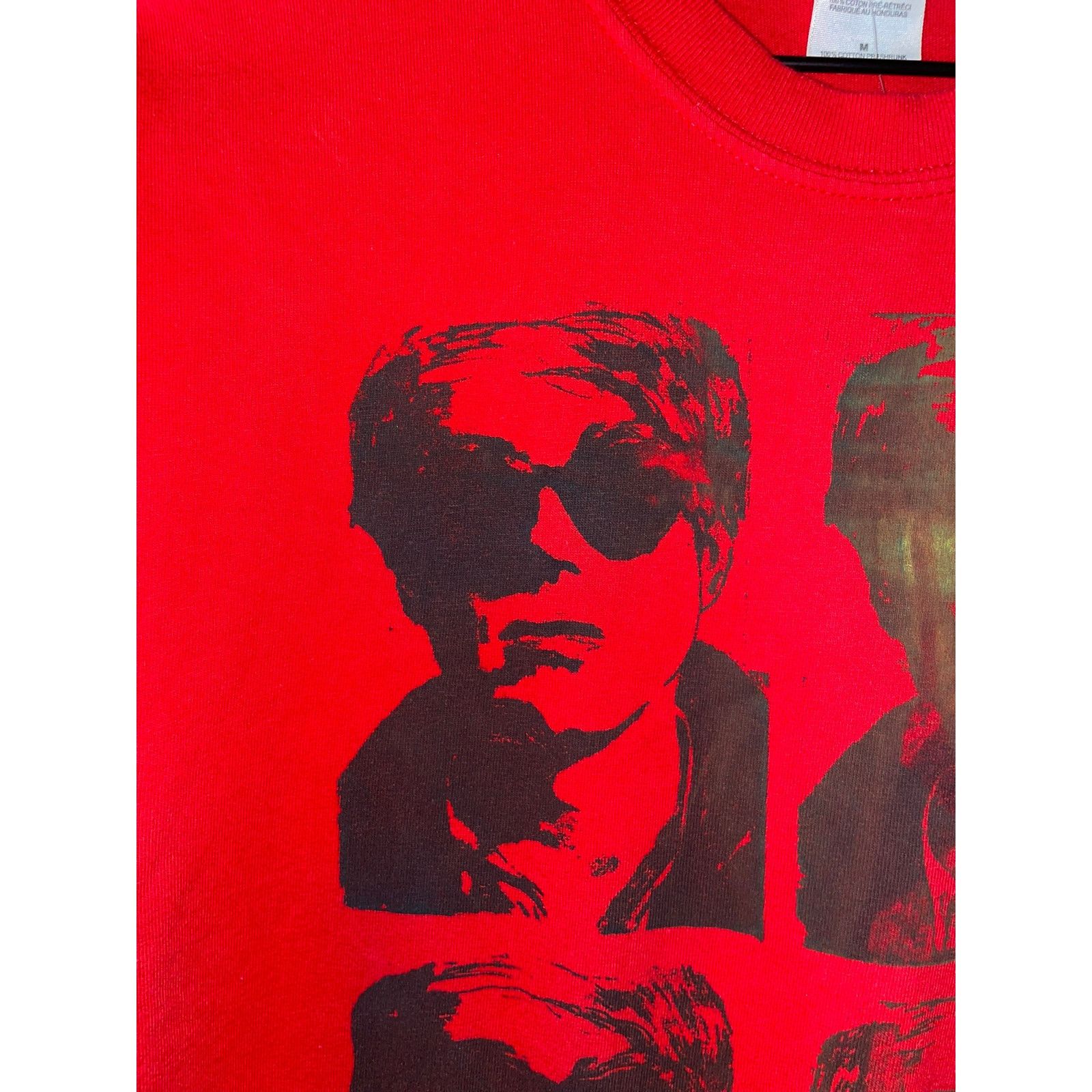 Gildan Vintage Warhol Artwork Shirt Art Artist Red Tee VTG M Medium Size US M / EU 48-50 / 2 - 2 Thumbnail