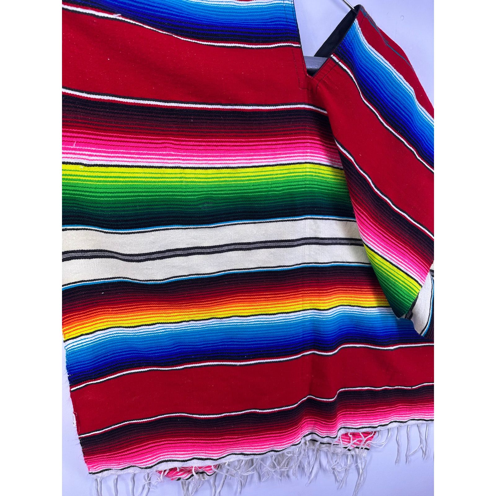 & Other Stories Mexican Multi Color Long Poncho 72” long Size US XL / EU 56 / 4 - 3 Thumbnail