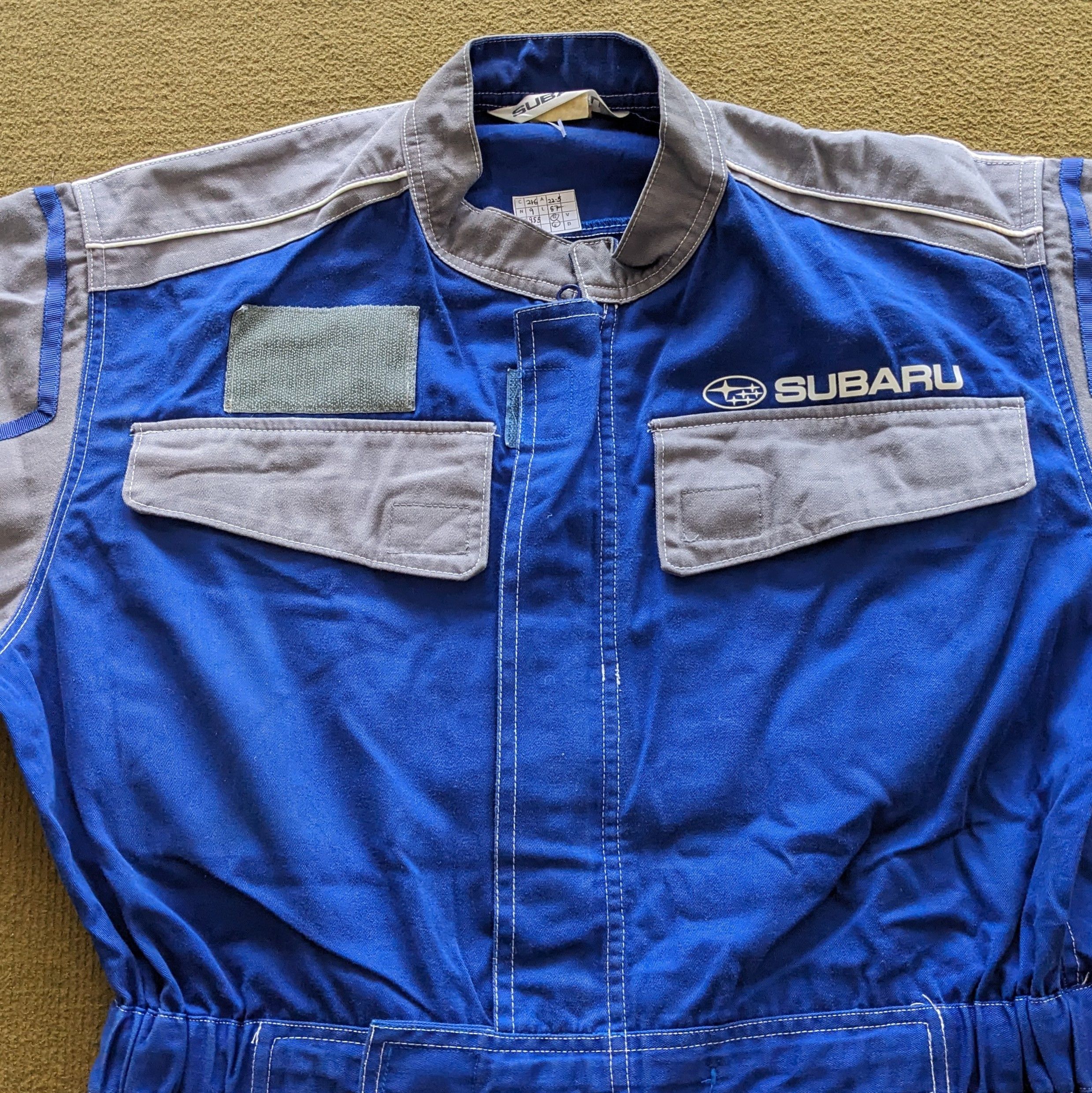 Vintage Vintage SUBARU Racing Coverall Workwear Jacket Size US M / EU 48-50 / 2 - 3 Thumbnail