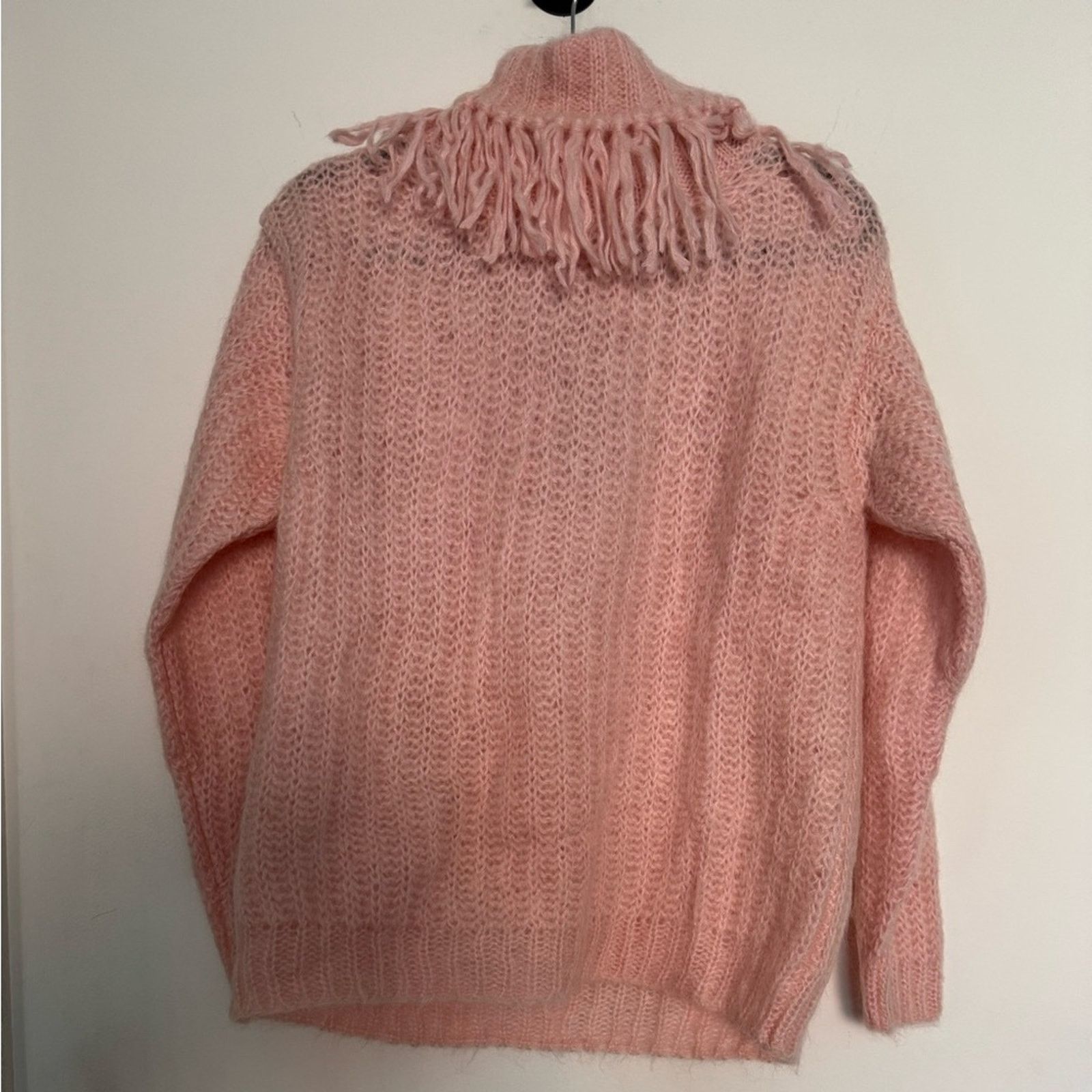 Miu Miu Miu Miu 2018 Mohair Pink Turtle Neck Sweater NWT Size M / US 6-8 / IT 42-44 - 6 Thumbnail