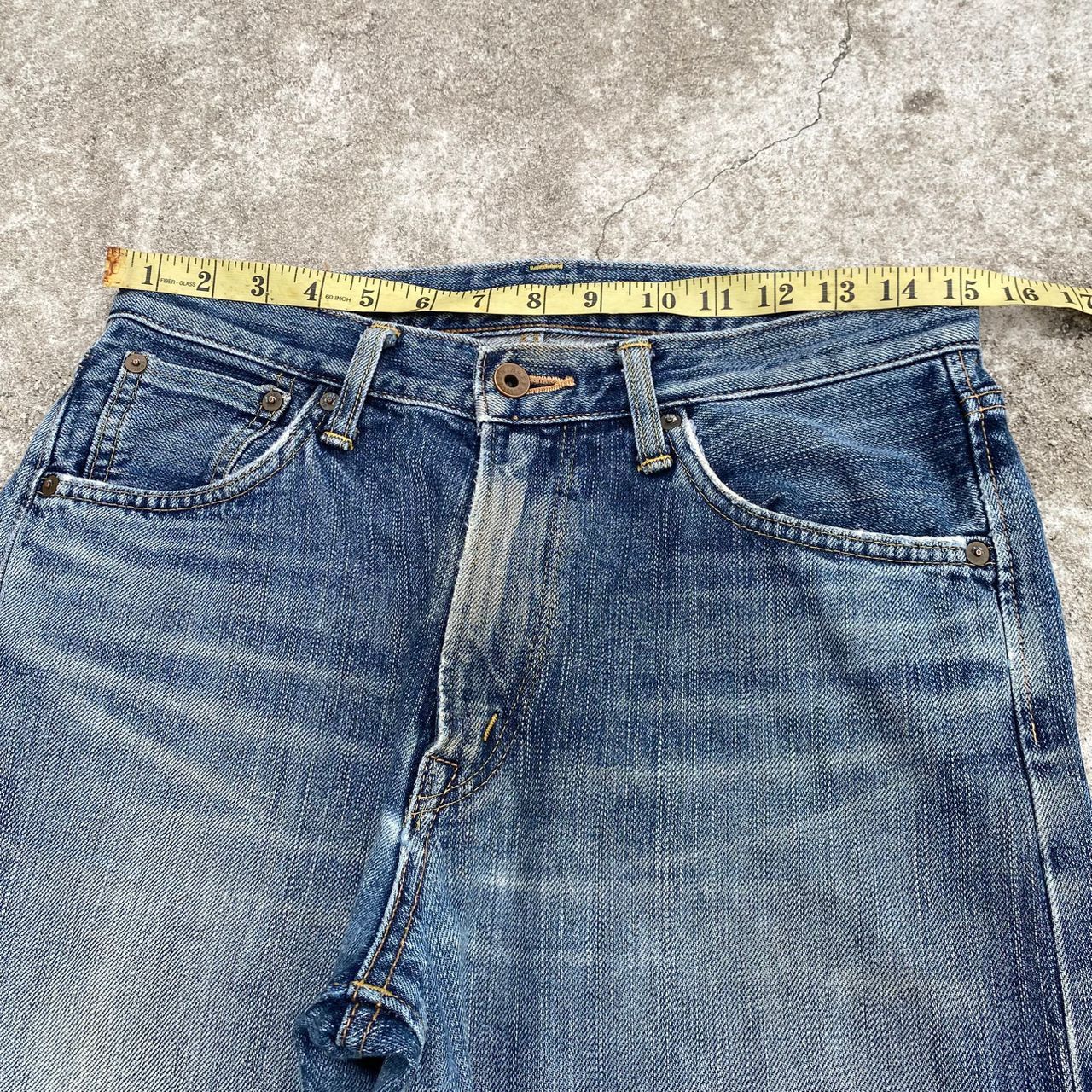 Edwin Vintage Edwin 505zx Selvegde Redline Distressed Denim Size US 30 / EU 46 - 8 Thumbnail