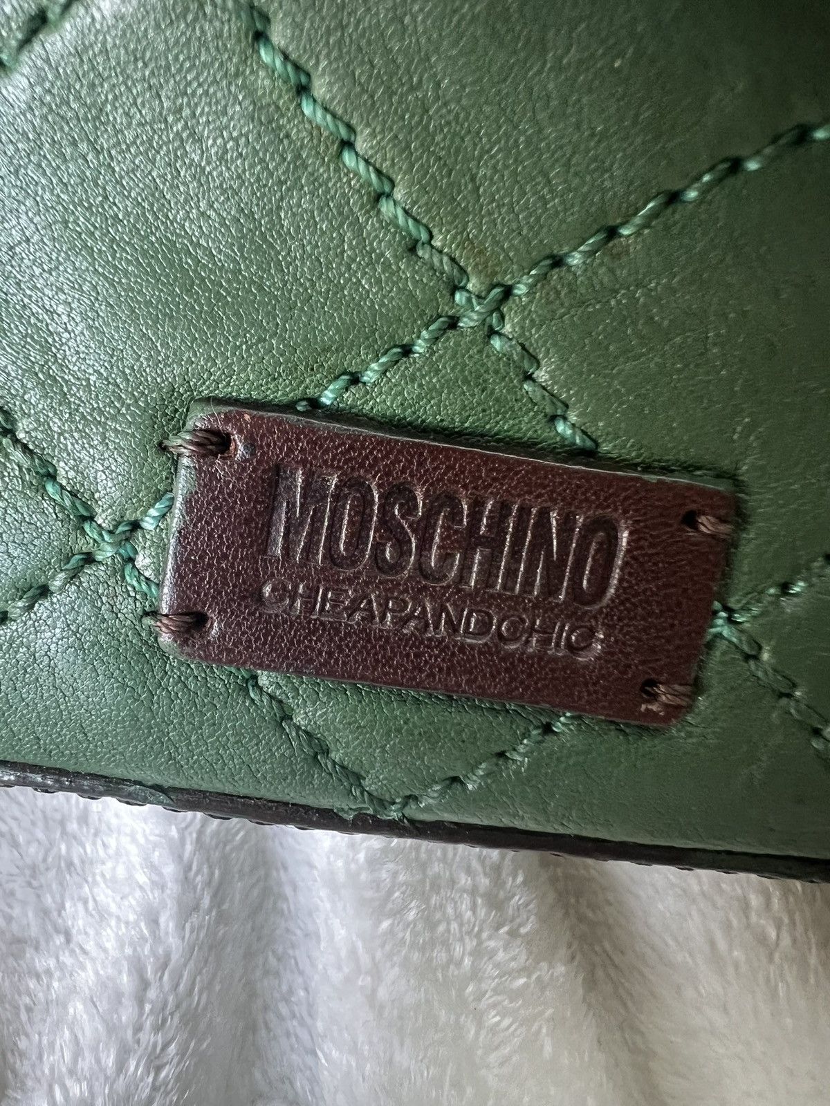 Moschino Moschino “Chain Scarf Green” Shoulder Bag Size ONE SIZE - 6 Thumbnail