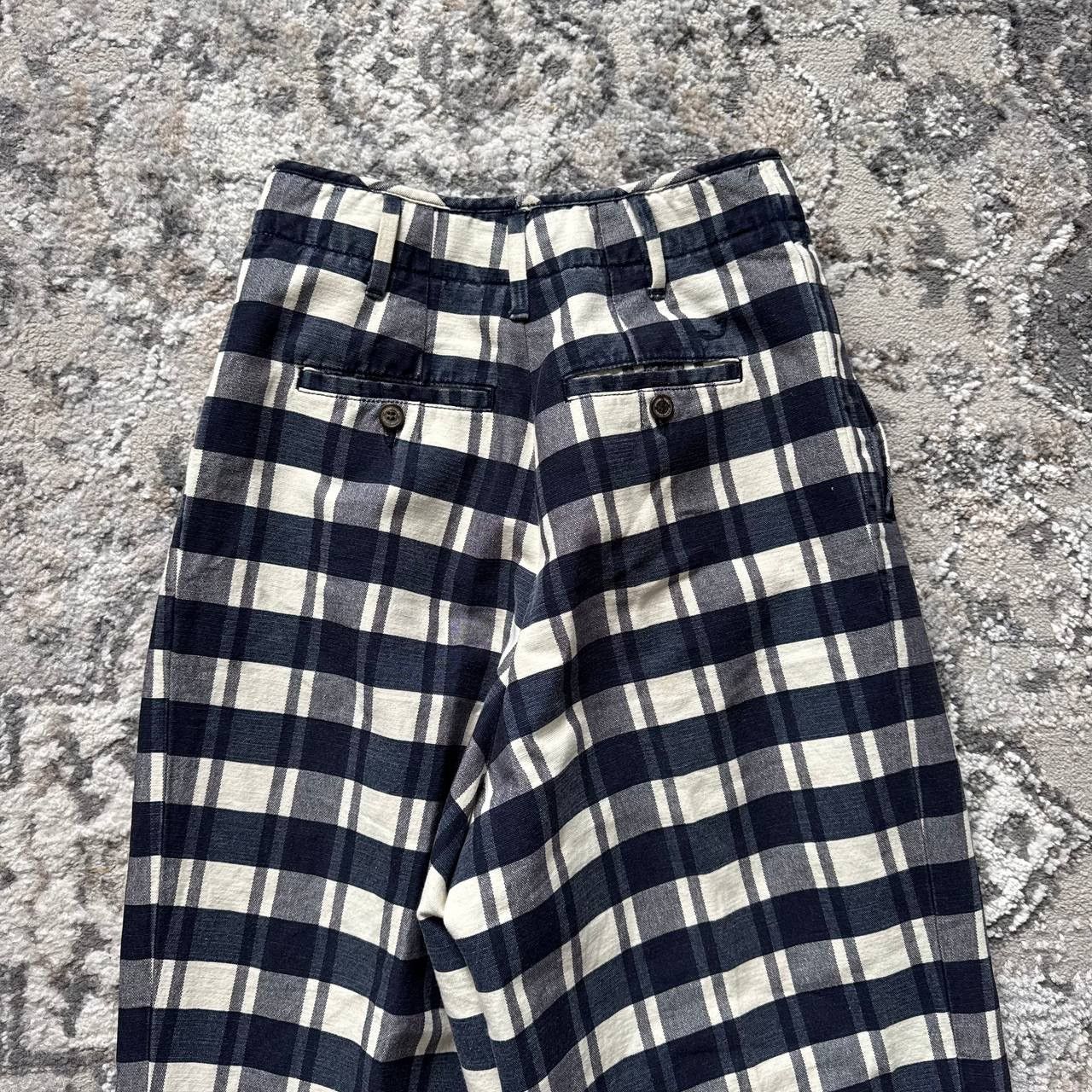 Jacob Cohen Jacob Cohen Rare Wide Plain Checkered Pants Size 26" / US 2 / IT 38 - 4 Thumbnail