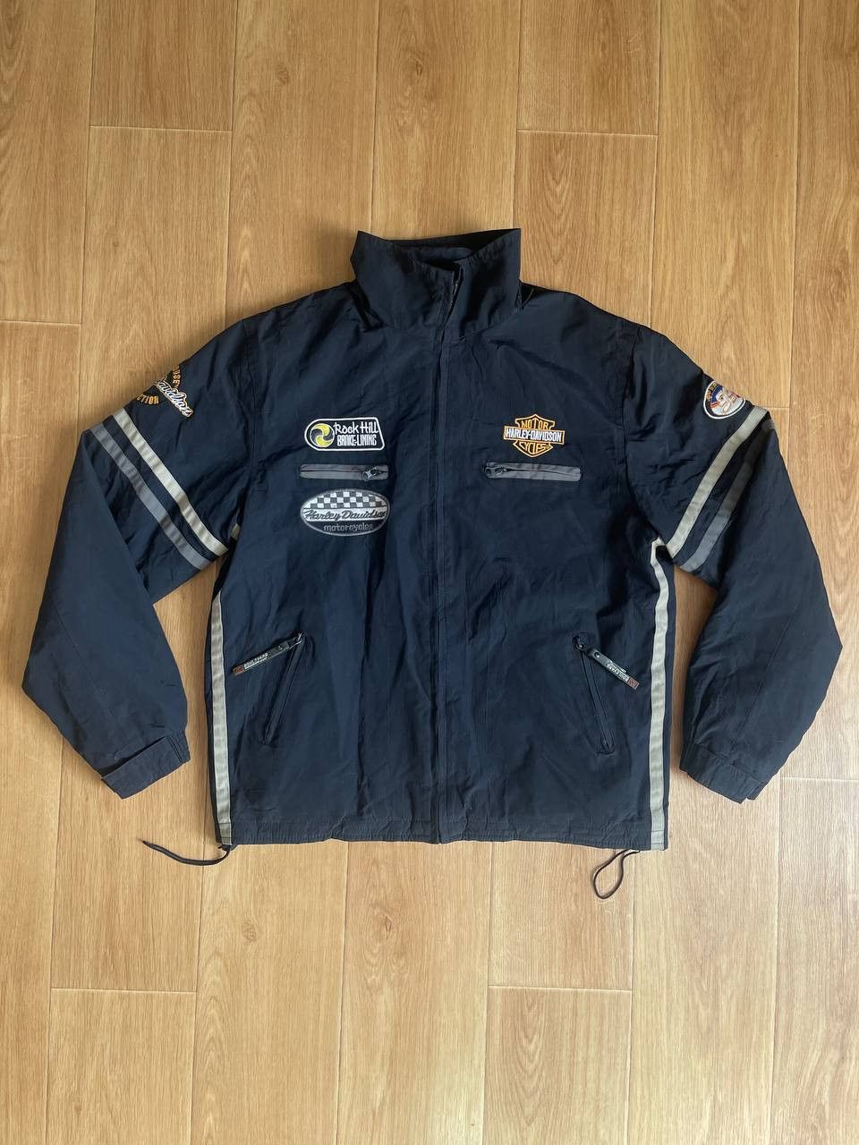 Harley Davidson × Vintage Vintage Harley Davidson Jacket Racing Size US M / EU 48-50 / 2 - 2 Thumbnail