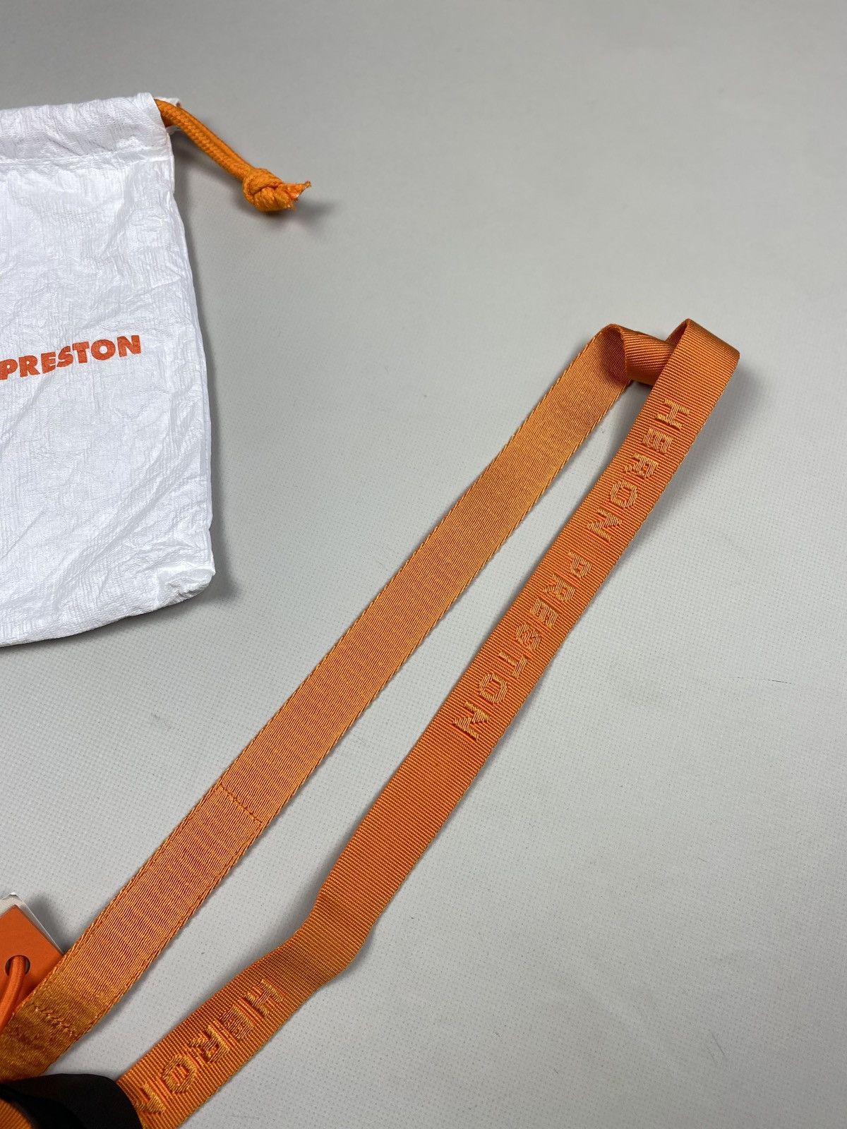 Heron Preston BNWT! Heron Preston Tiny Tape Magnetic Belt One Size Orange Size ONE SIZE - 5 Thumbnail