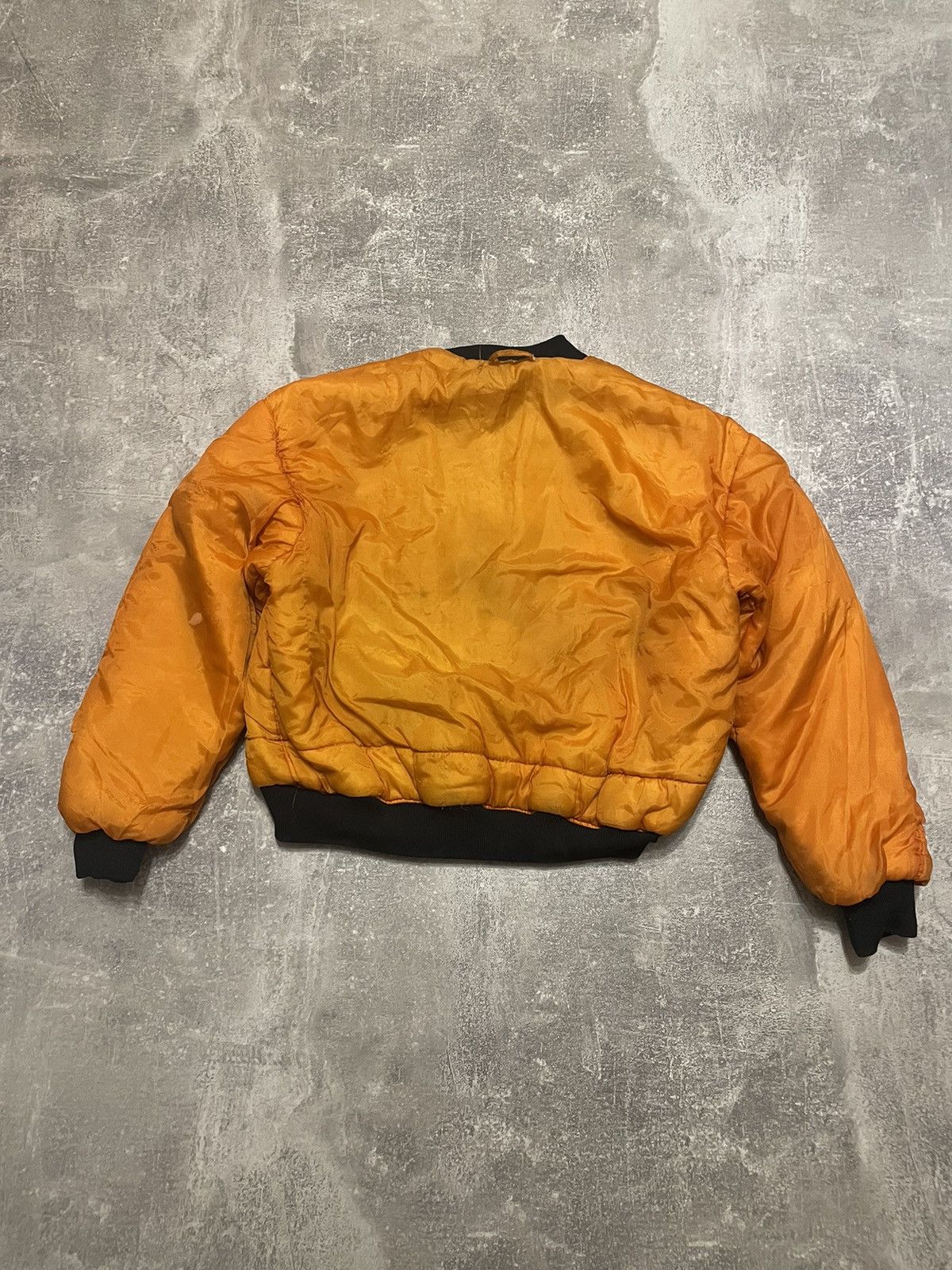 Alpha Industries Vintage 90's MA1 Flyer's Intermediate Bomber Jacket Size US L / EU 52-54 / 3 - 25 Thumbnail