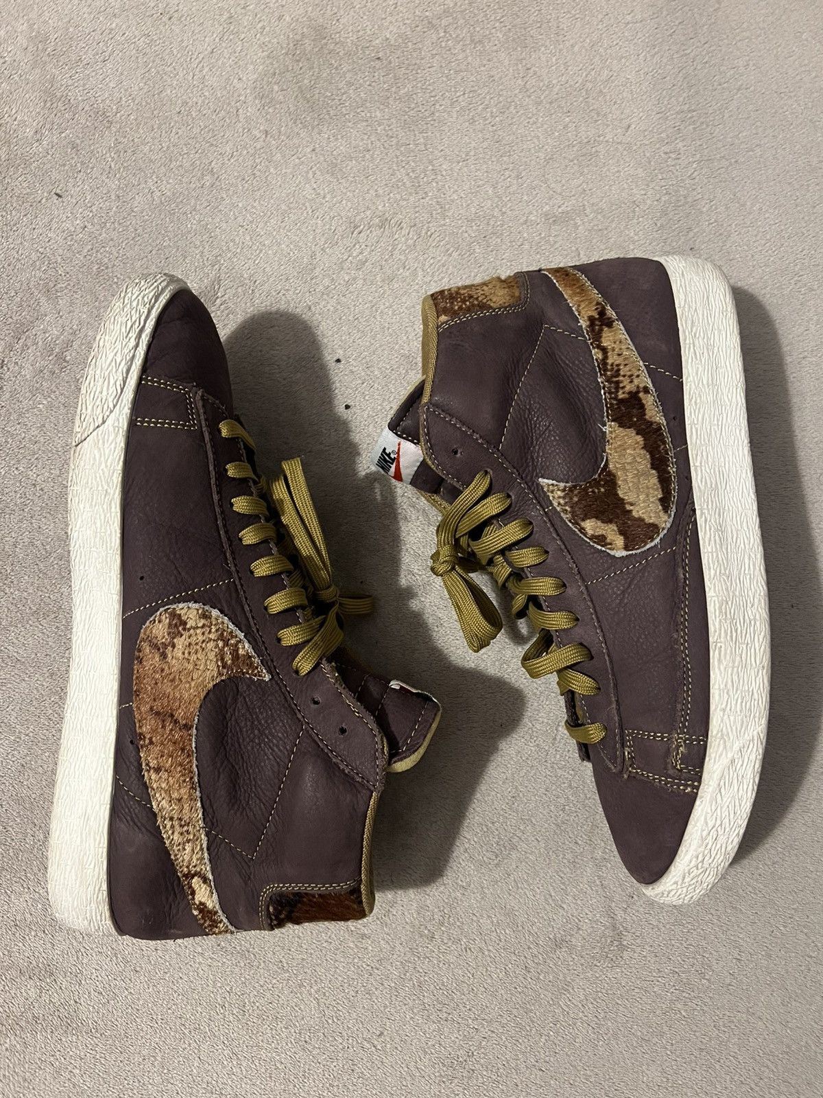 Nike × Vintage Nike SB Blazer Safari Pack Mahogany Sail sneakers Size US 10 / EU 43 - 4 Thumbnail