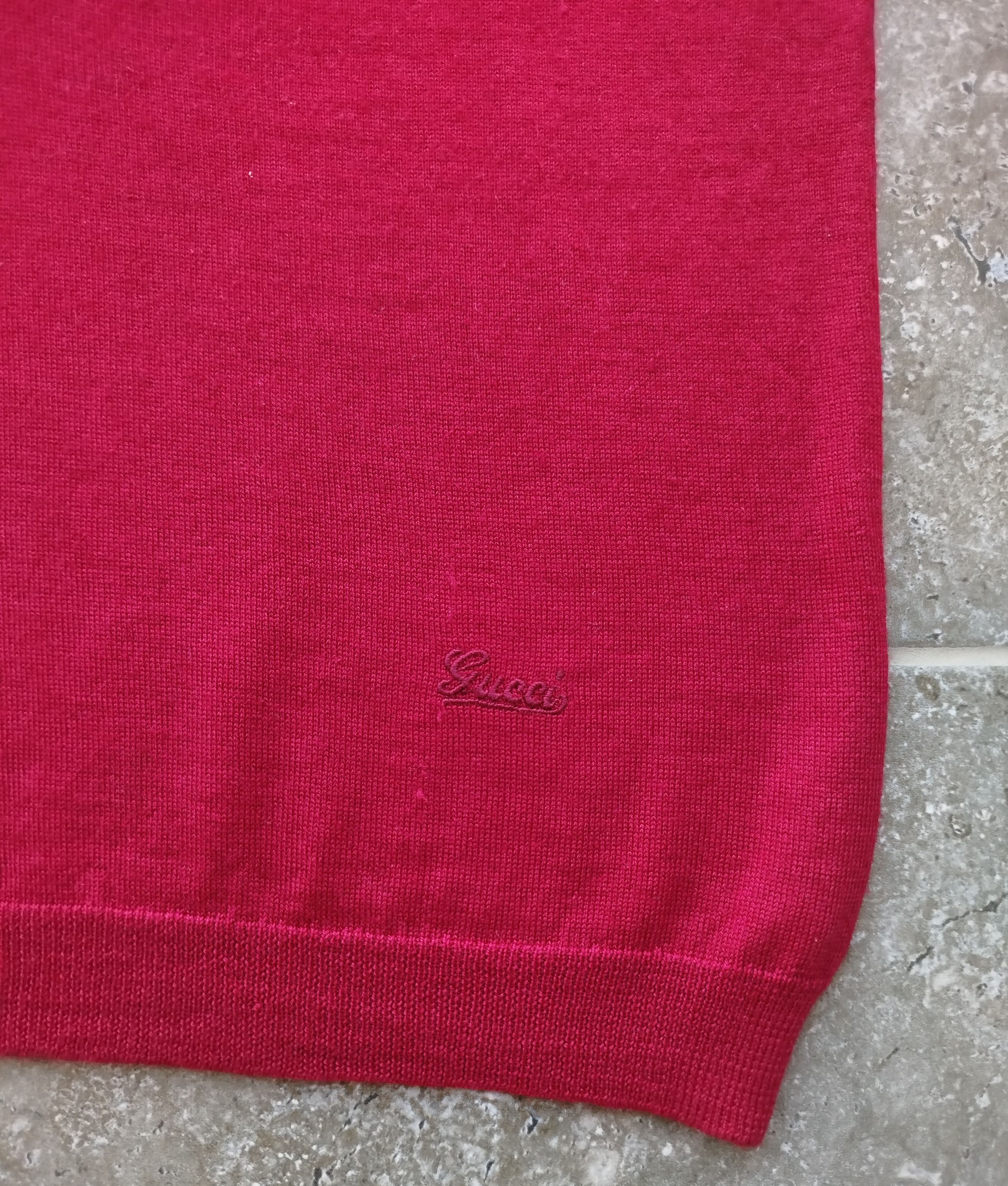Gucci Pullover Jumper Knitted Crew Neck Wool Vintage Size M Size US M / EU 48-50 / 2 - 5 Thumbnail