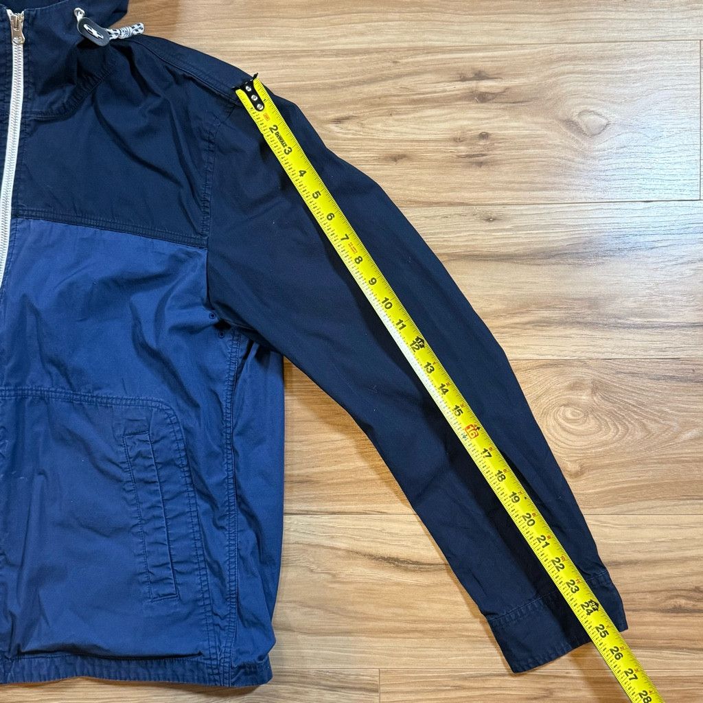 Uniqlo Uniqlo Men’s L Hooded Blue Cotton Zip Jacket Size US L / EU 52-54 / 3 - 7 Thumbnail