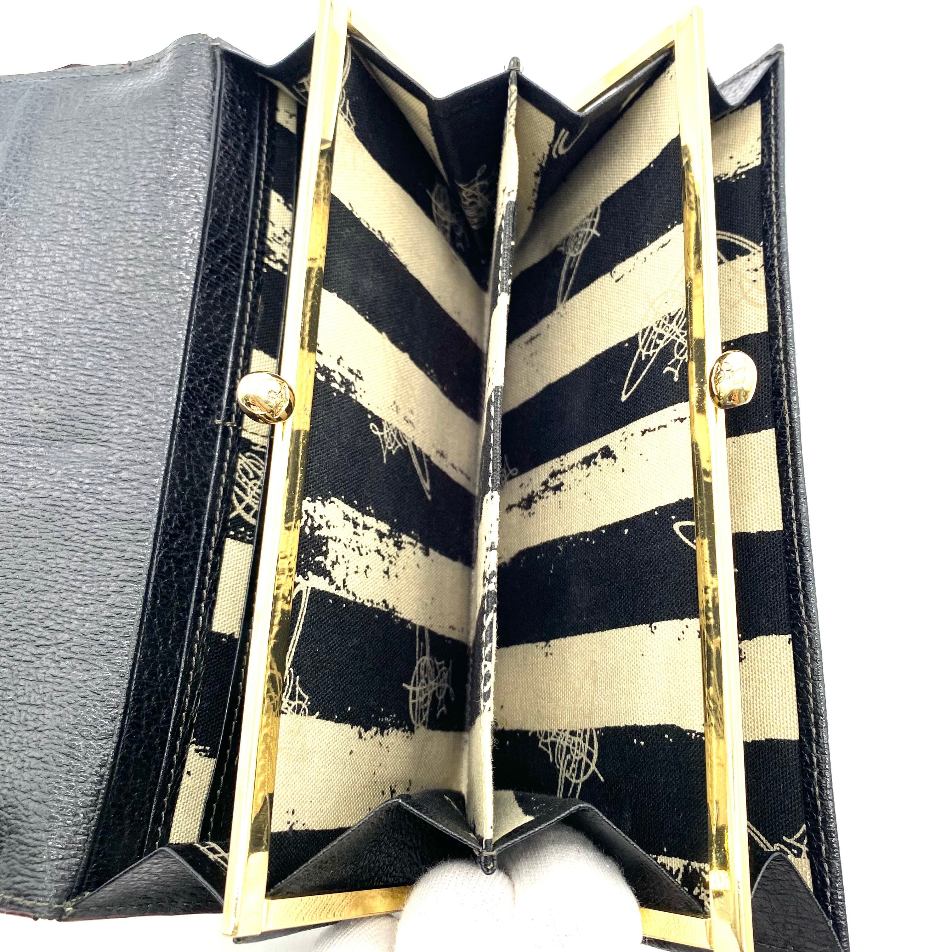 Vivienne Westwood Vivienne Westwood ORB Long Wallet Black Size ONE SIZE - 7 Thumbnail