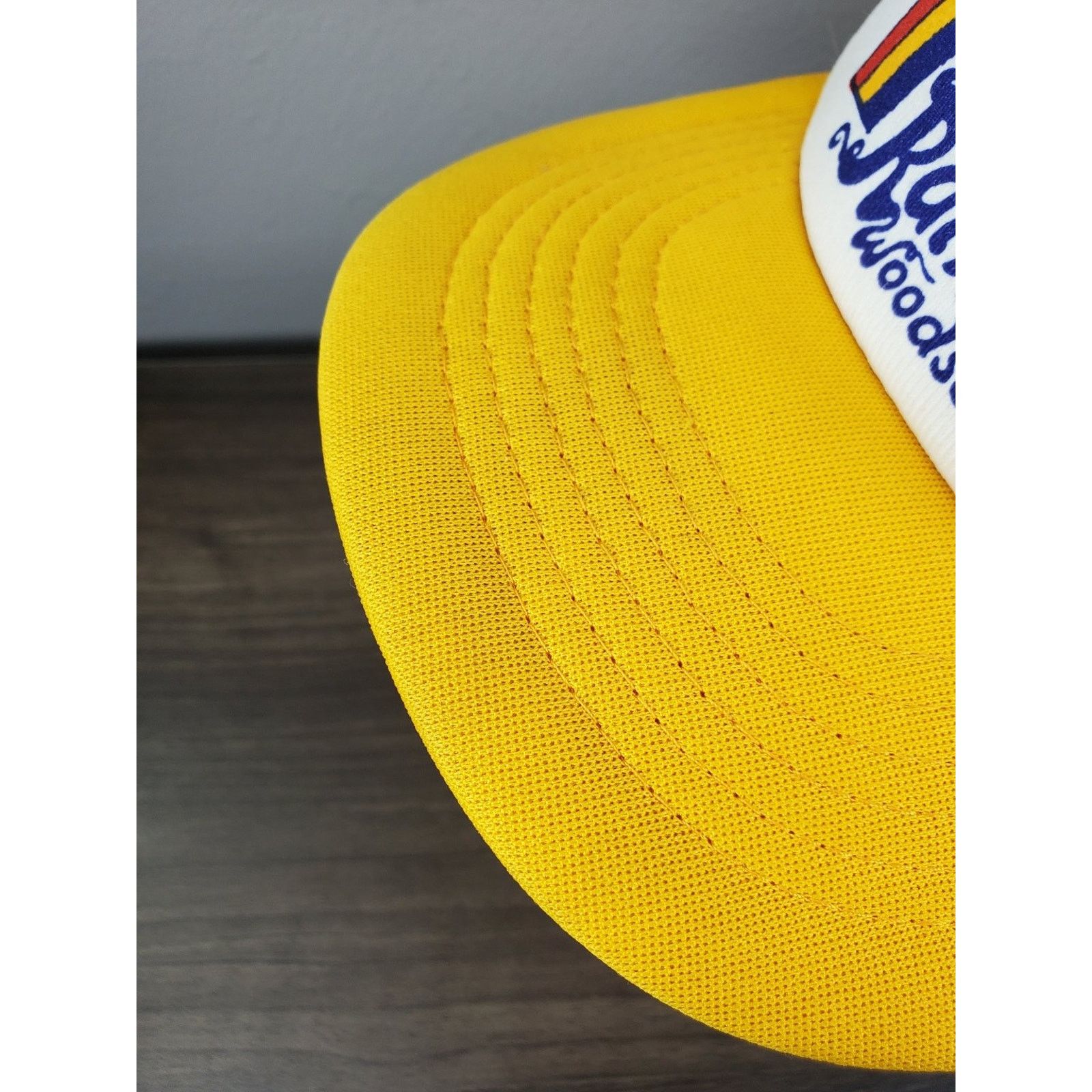 Vintage Rainbow Woodson IL Trucker Hat Drinking Snapback Cap w/ Pin Size ONE SIZE - 5 Thumbnail