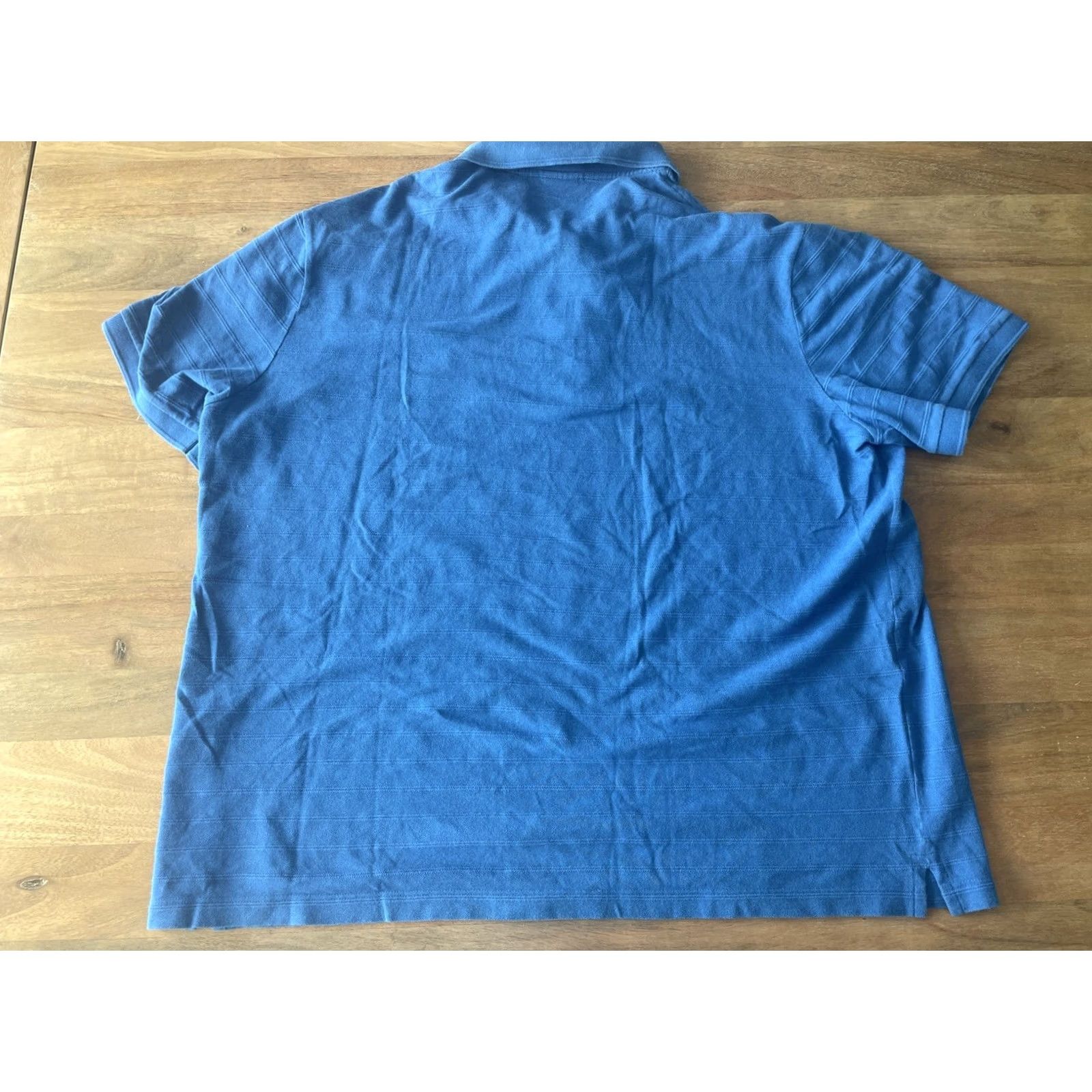 Lacoste Lacoste Polo Shirt Mens 3XL Blue Short Sleeve Knit Golf Logo Shirt Size US XXL / EU 58 / 5 - 2 Thumbnail