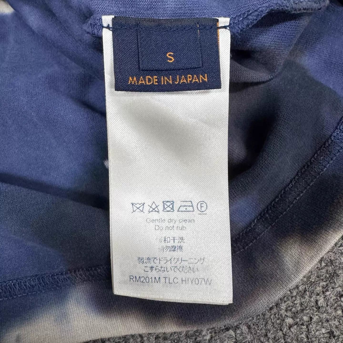 Louis Vuitton LV navy/white tie-dye splatter crew short T S mint Size US S / EU 44-46 / 1 - 6 Thumbnail