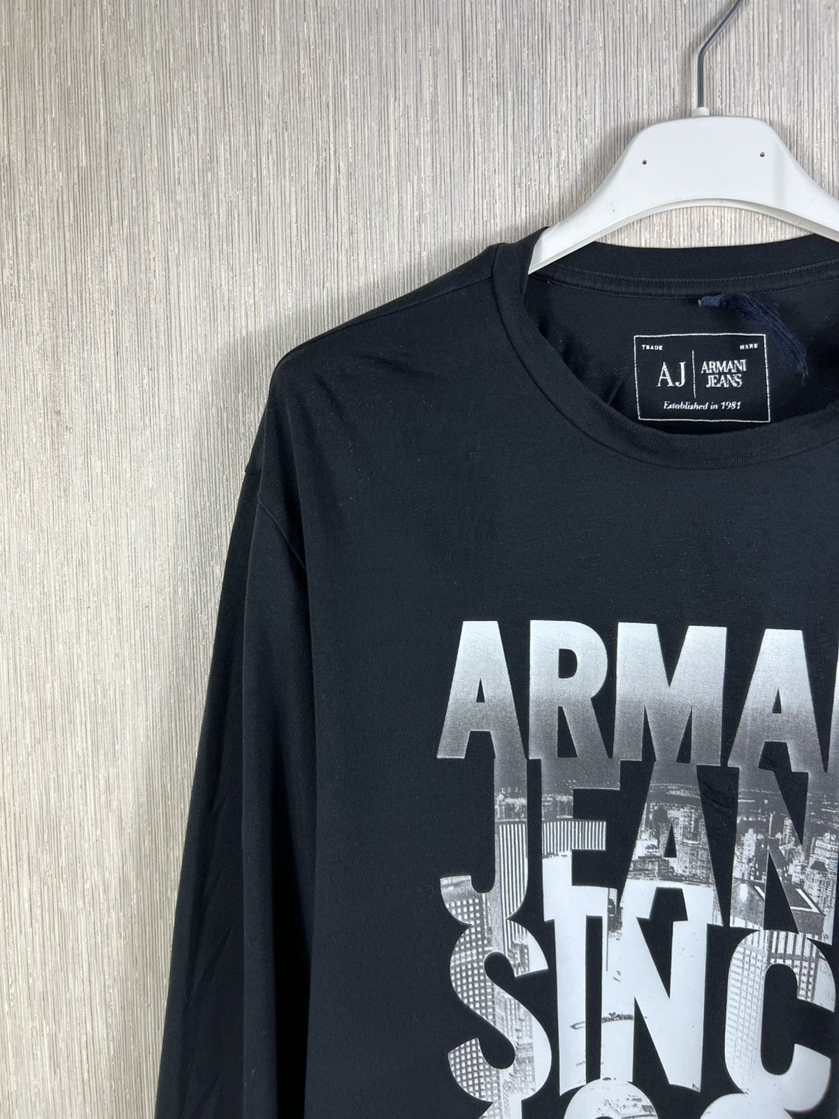 Giorgio Armani Giorgio Armani jeans y2k archive vintage long sleeve tee Size US M / EU 48-50 / 2 - 4 Thumbnail