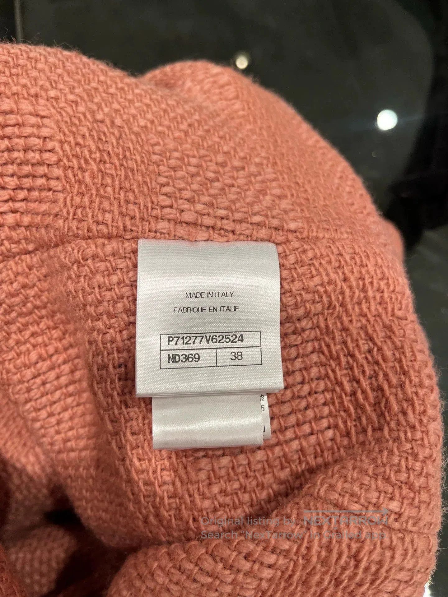 Chanel Chanel 21B Salmon Print Vest FR38. Size US L / EU 52-54 / 3 - 5 Thumbnail