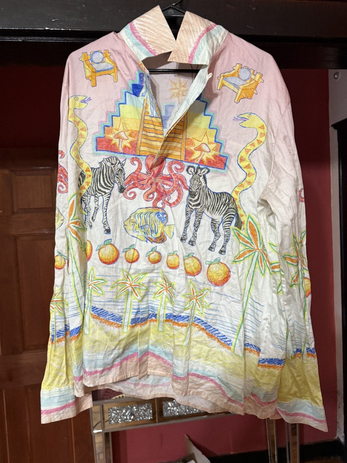 Casablanca Viva De Arte Long Sleeve Size Large