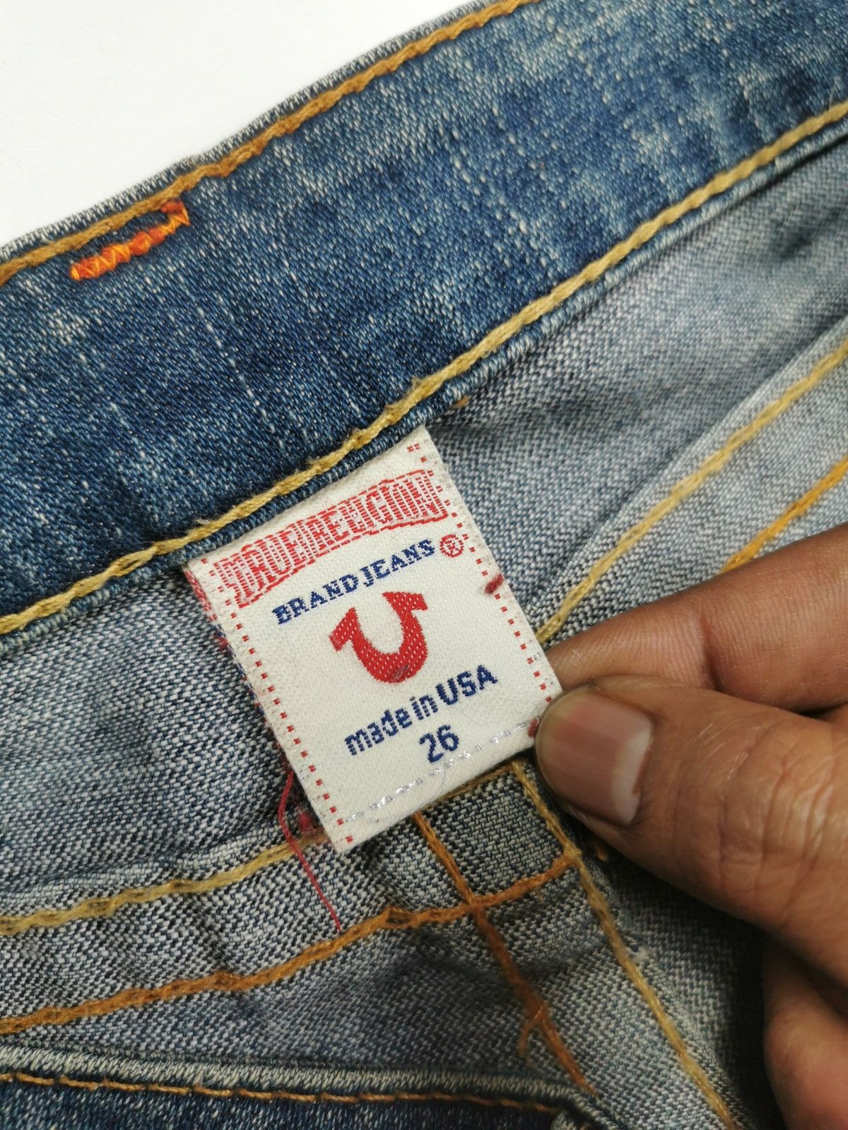 True Religion Bootcut Flare True Religion Distressed Jeans Size 26" / US 2 / IT 38 - 8 Thumbnail