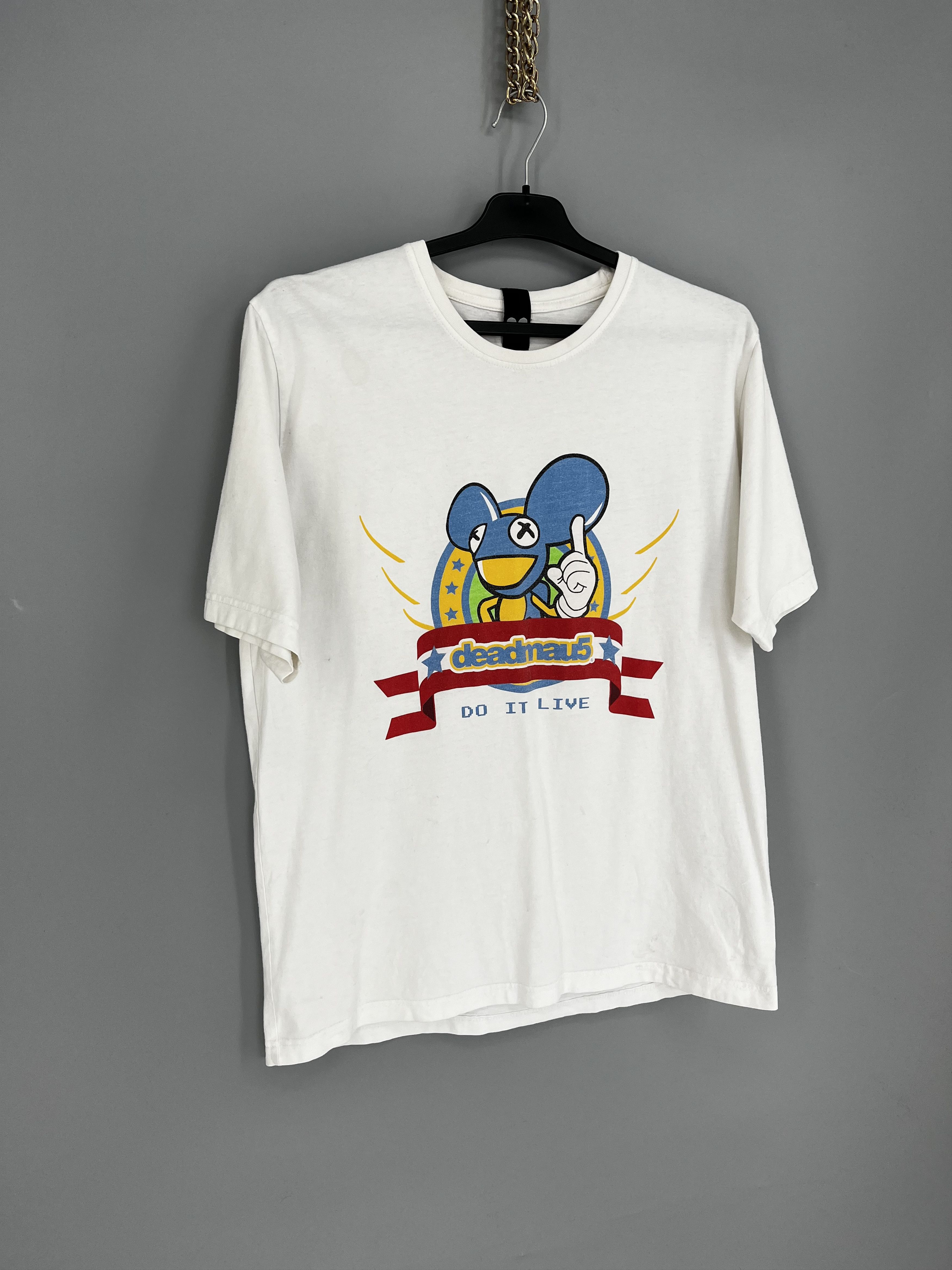 Band Tees Vintage Y2K Deadmau5 AOP Rare Band Music DJ Promo Art Size US L / EU 52-54 / 3 - 2 Thumbnail