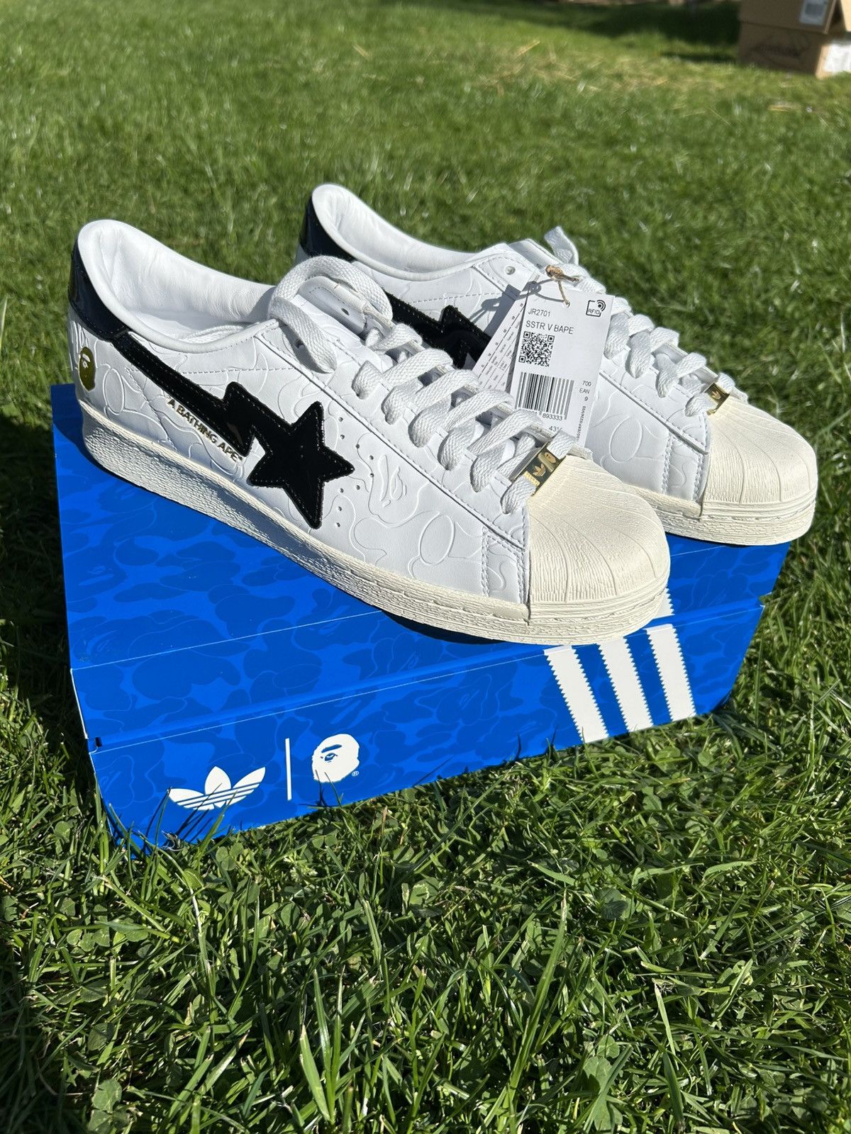 Adidas × Bape adidas x BAPE SSTR V Size US 9.5 / EU 42-43 - 1 Thumbnail