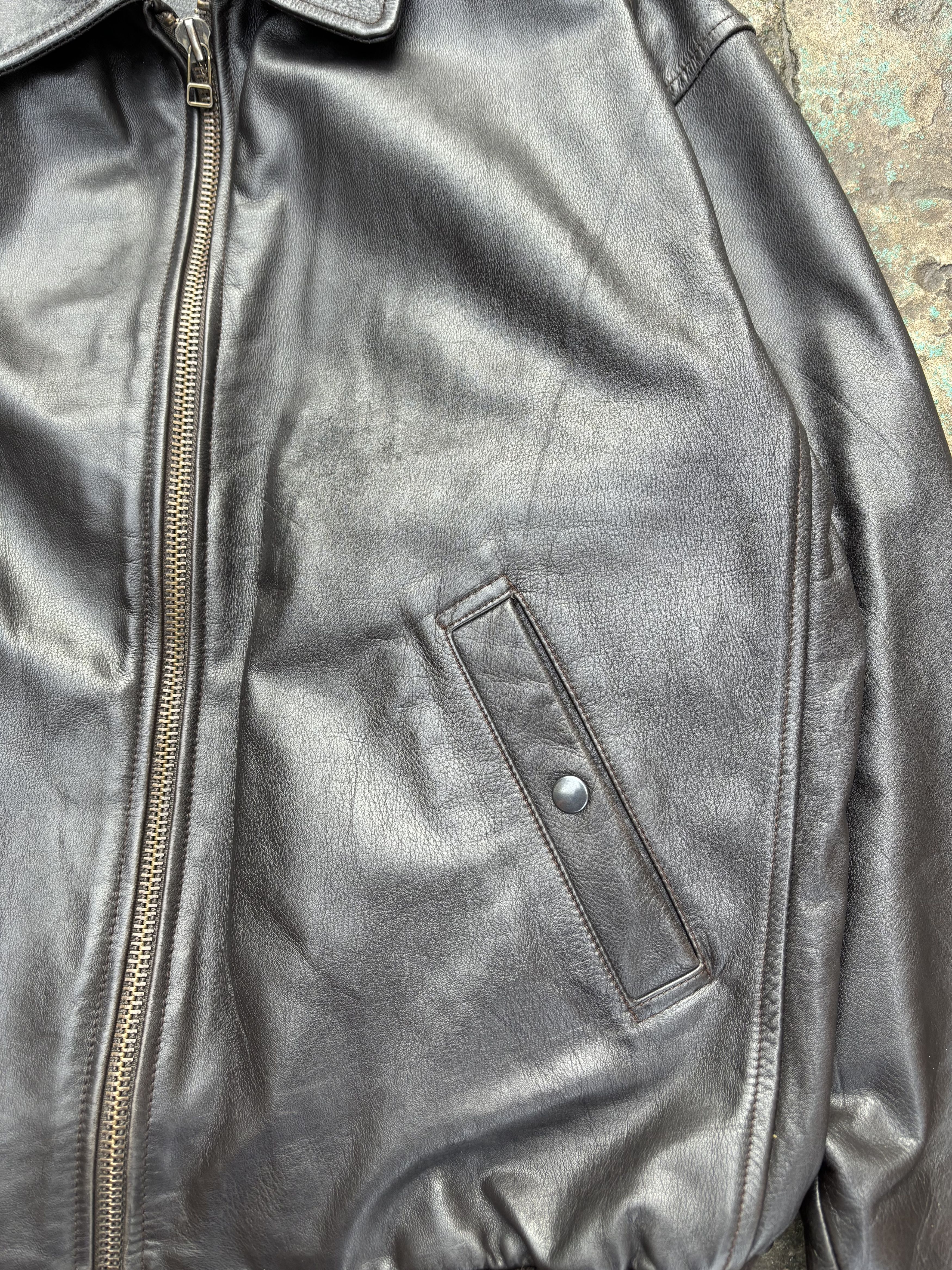 Genuine Leather Vintage Cowhide Leather A-2 Flight Jacket Size US L / EU 52-54 / 3 - 7 Thumbnail