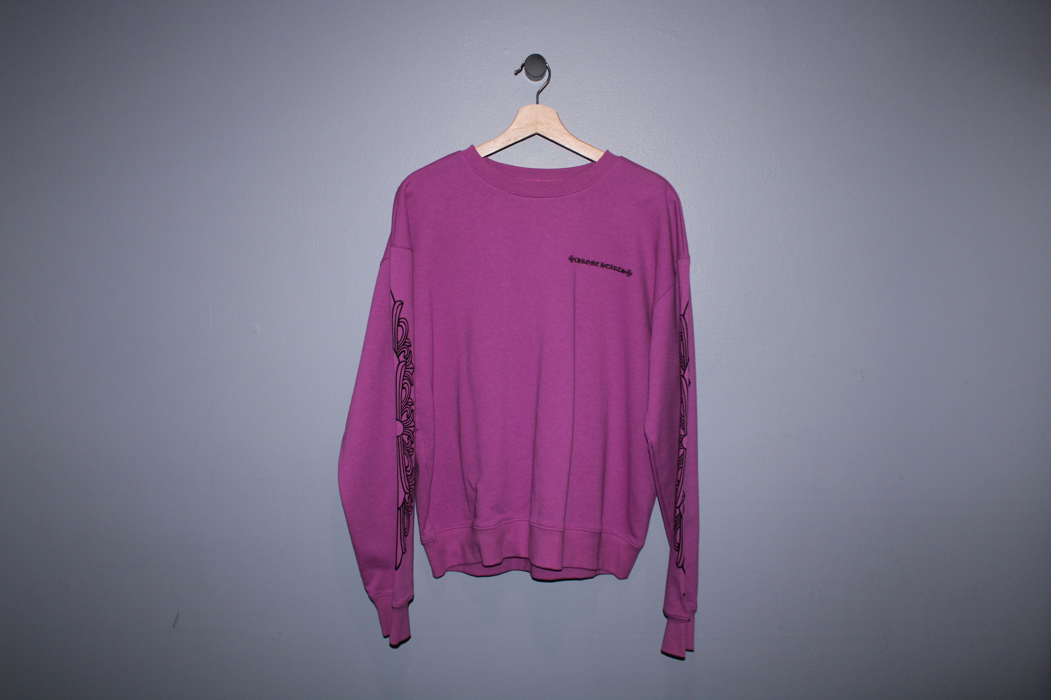 Chrome Hearts CHROME HEARTS MATTY BOY PURPLE PHYS CREWNECK Size US L / EU 52-54 / 3 - 1 Thumbnail