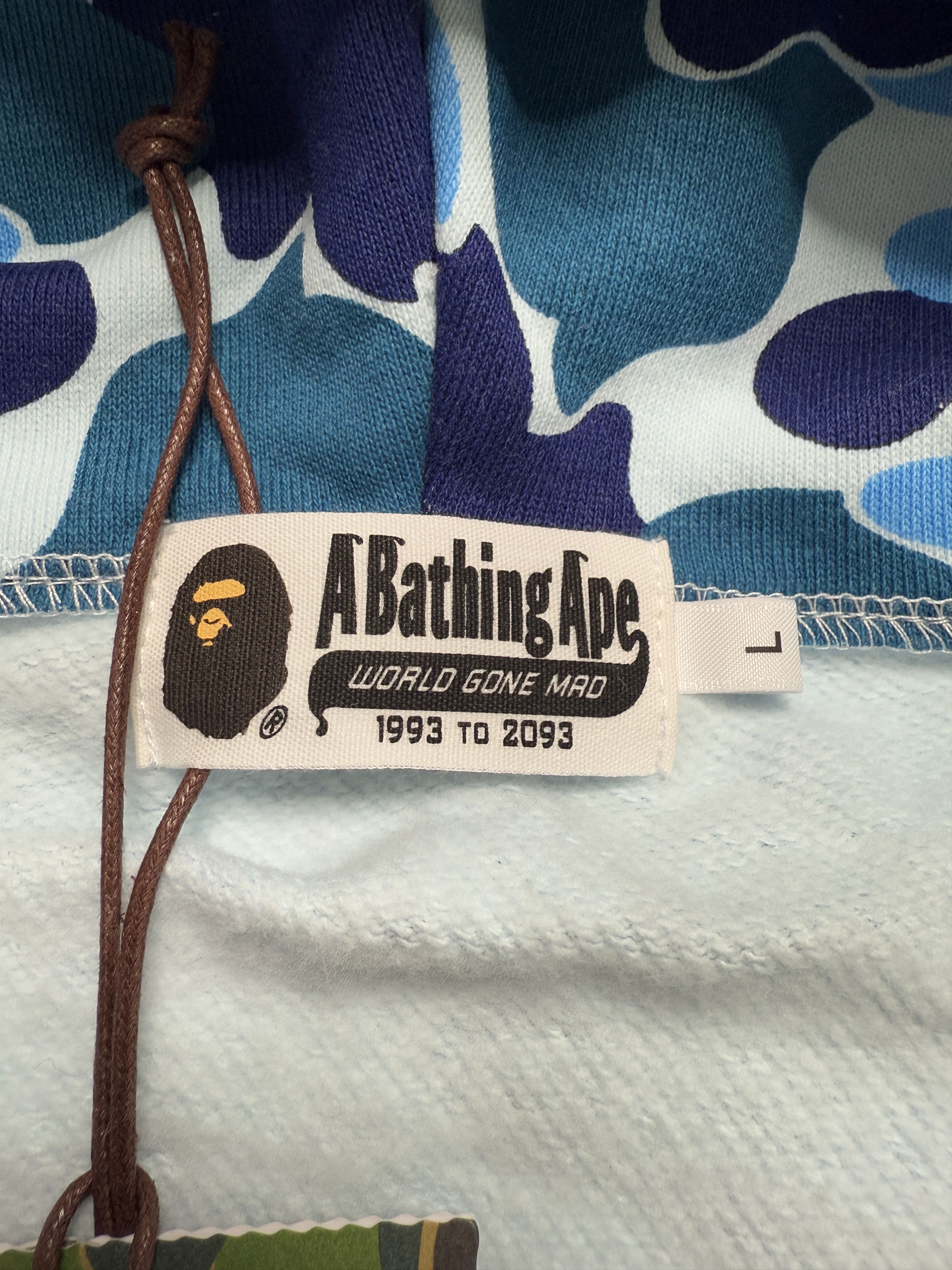 Bape BAPE ABC CAMO LOGO RIB FULL ZIP HOODIE Size US L / EU 52-54 / 3 - 14 Thumbnail