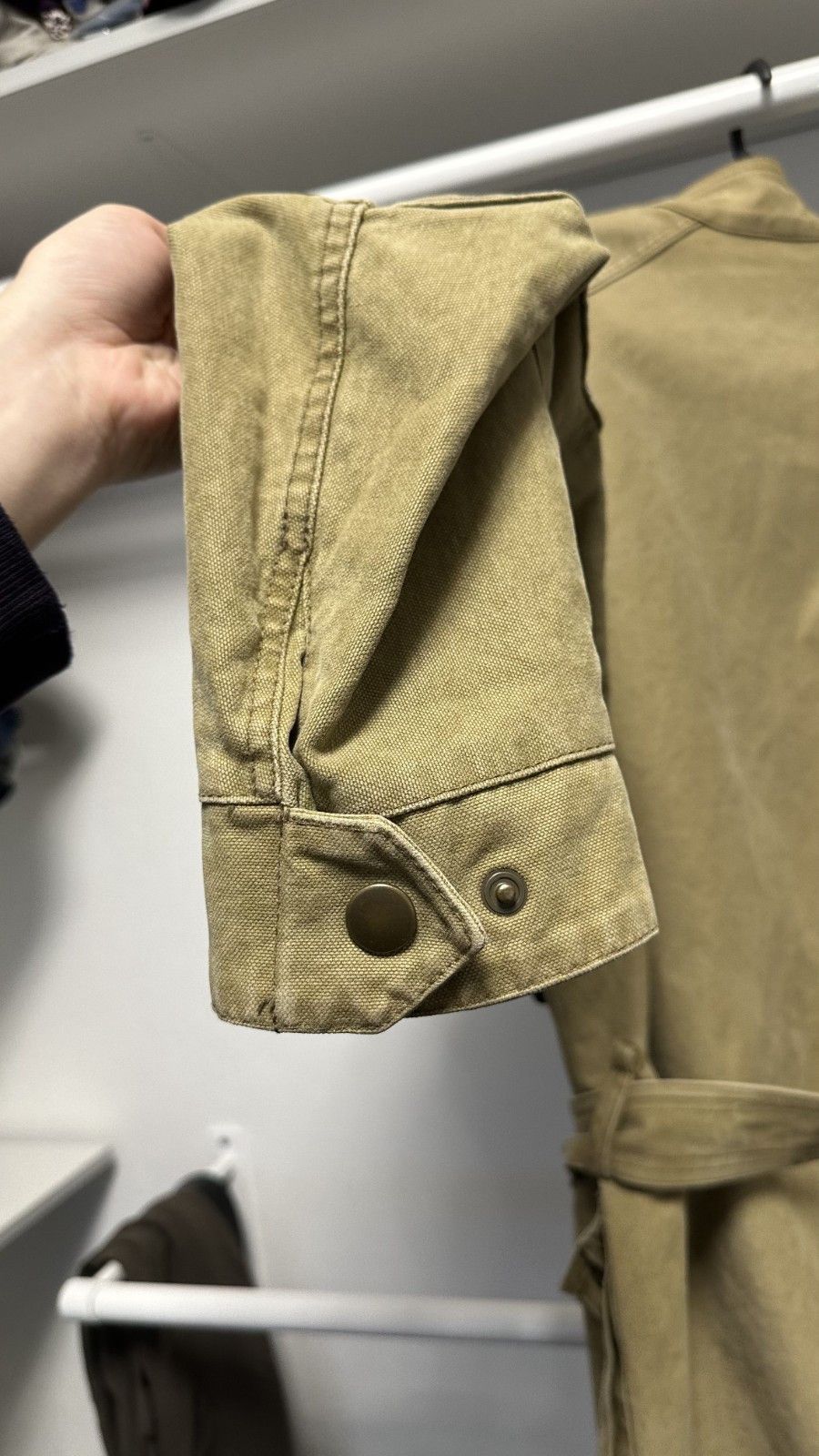 Belstaff Belstaff Men’s Roadmaster Beige Cotton Belted Jacket 1943 Size US L / EU 52-54 / 3 - 13 Thumbnail