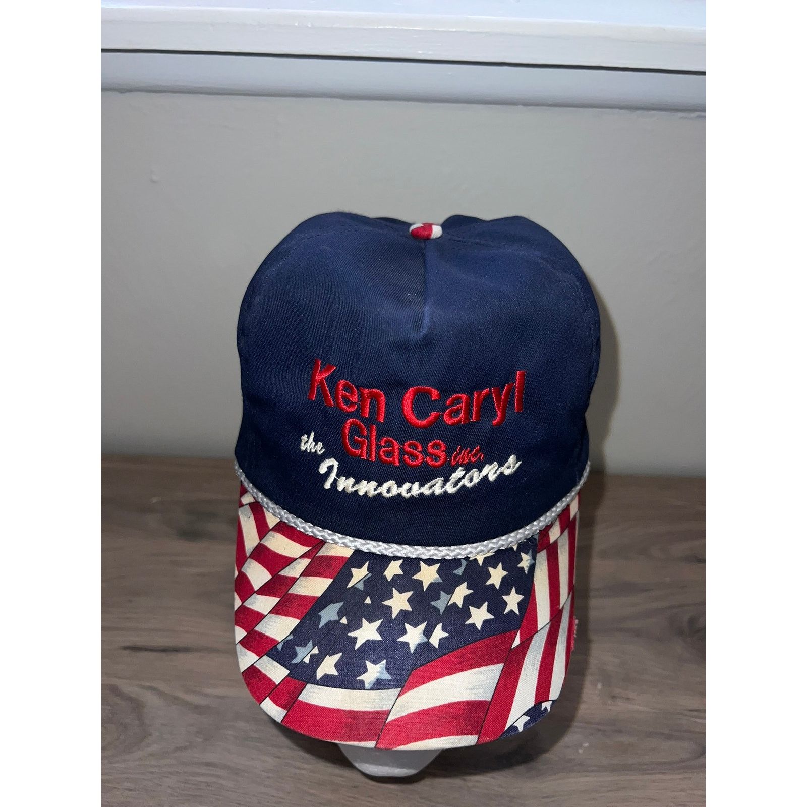 Vintage Vintage Ken Caryl Glass The Innovators America Faded Hat VTG Size ONE SIZE - 3 Thumbnail