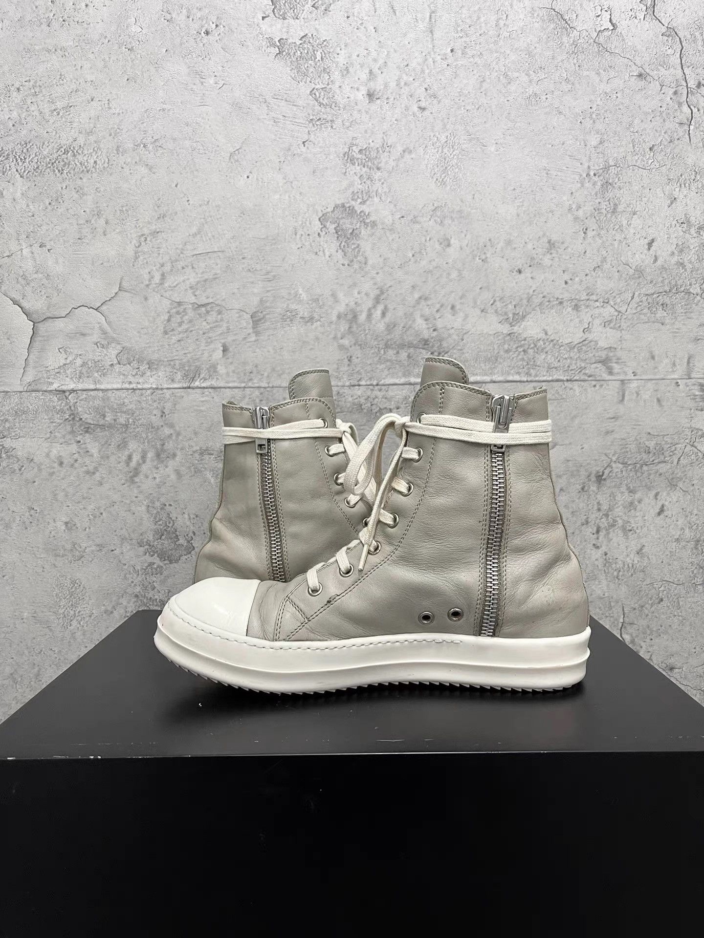 Rick Owens Rick Owens Mainline Leather Big Converse K34 Size US 7 / EU 40 - 5 Thumbnail