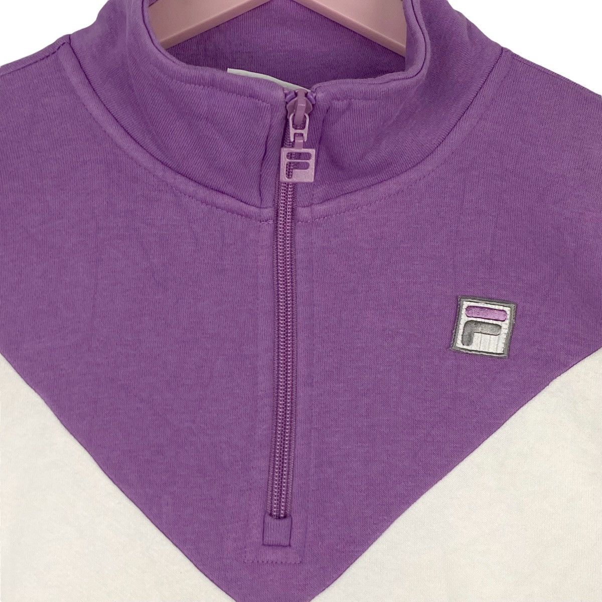 Fila × Vintage Vintage Fila Small Embroidered Logo Quater Zip Turtleneck Size M / US 6-8 / IT 42-44 - 4 Thumbnail