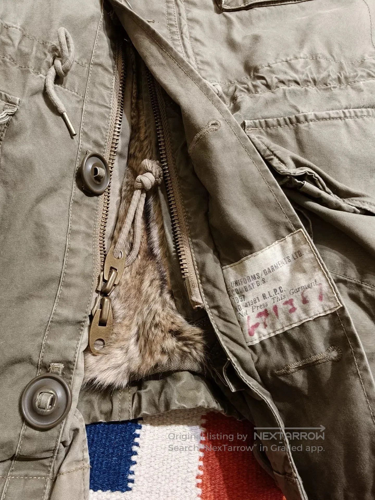 RRL Ralph Lauren Heavy Military Mountain Jacket. Size US M / EU 48-50 / 2 - 6 Thumbnail