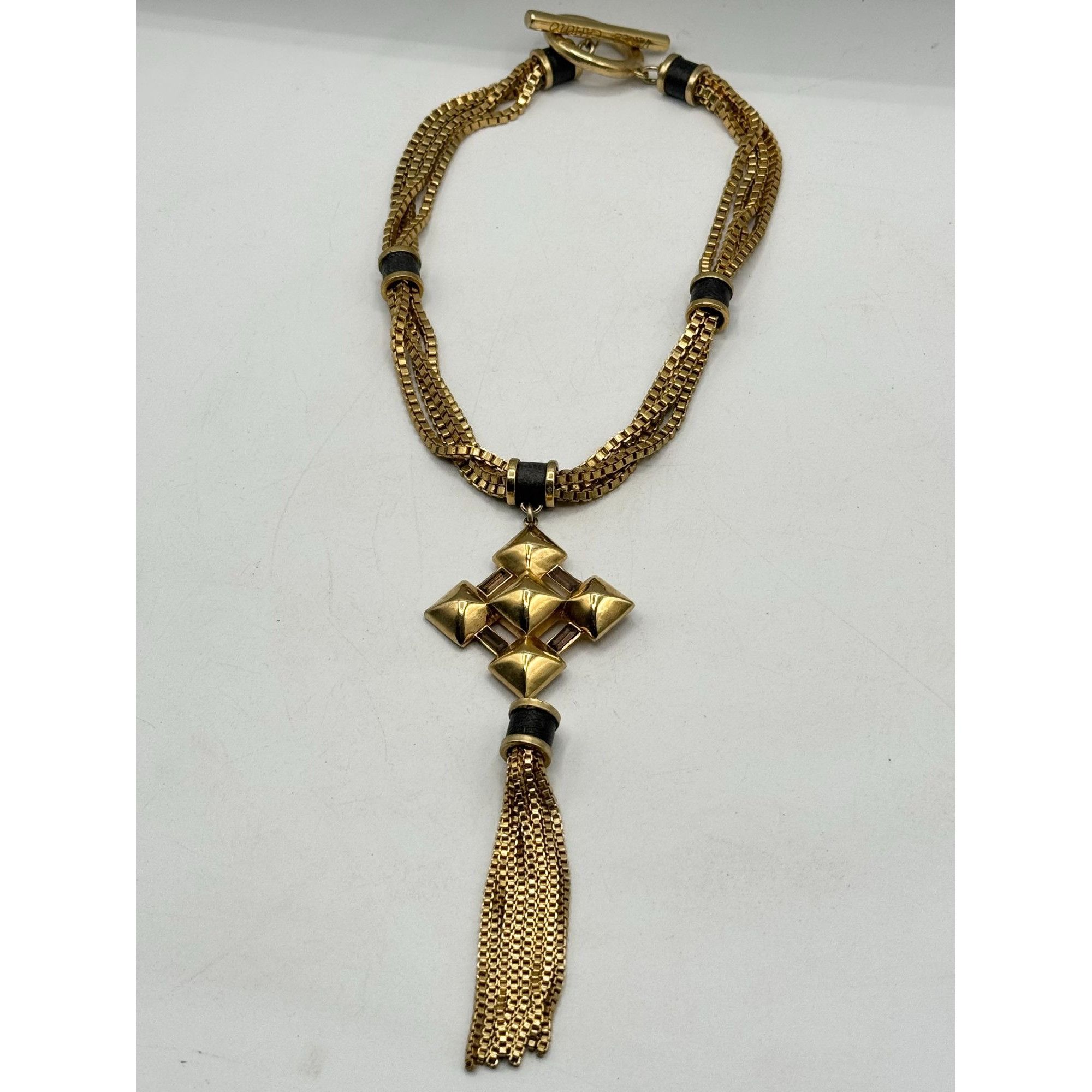 Vince Camuto Chain Tassel Pendant Necklace