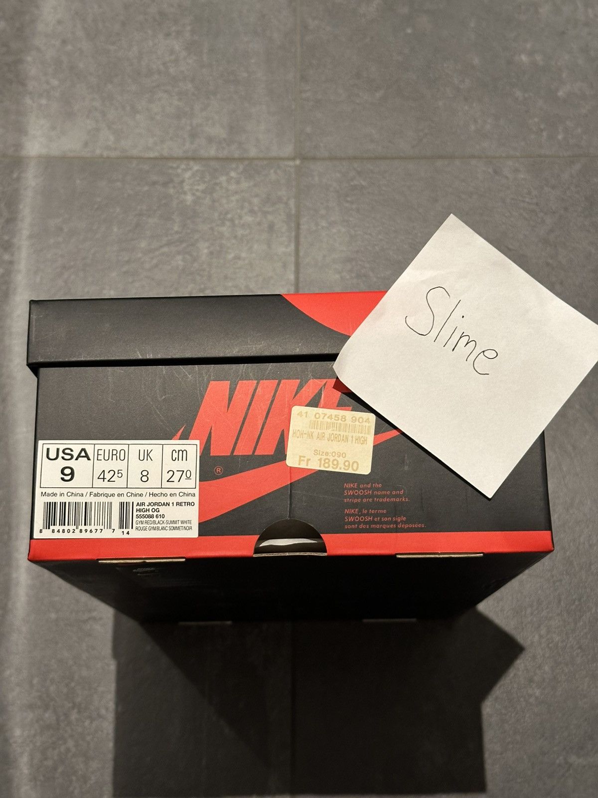 Jordan Brand Jordan 1 Black toe Size US 9 / EU 42 - 9 Thumbnail